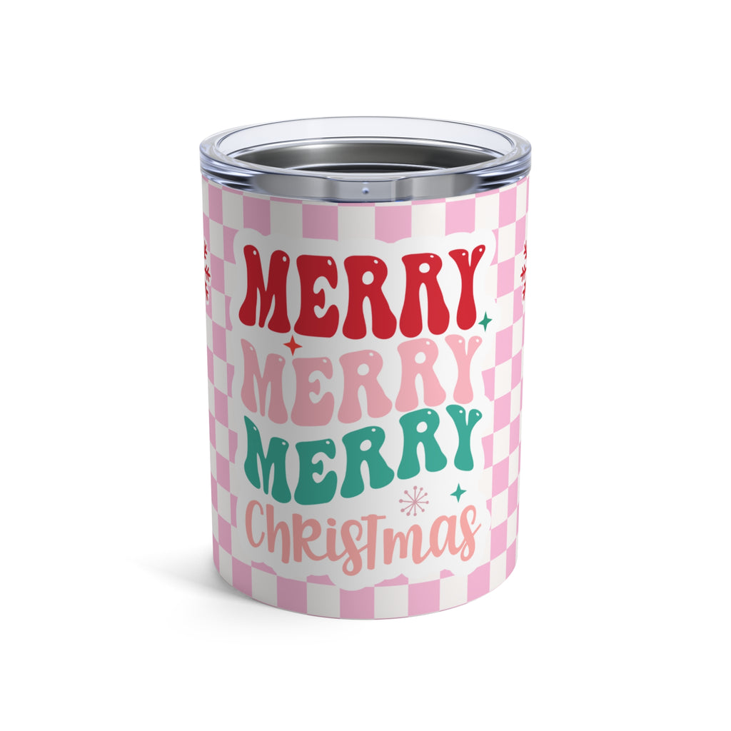 Merry Merry Merry Christmas Mini Tumbler