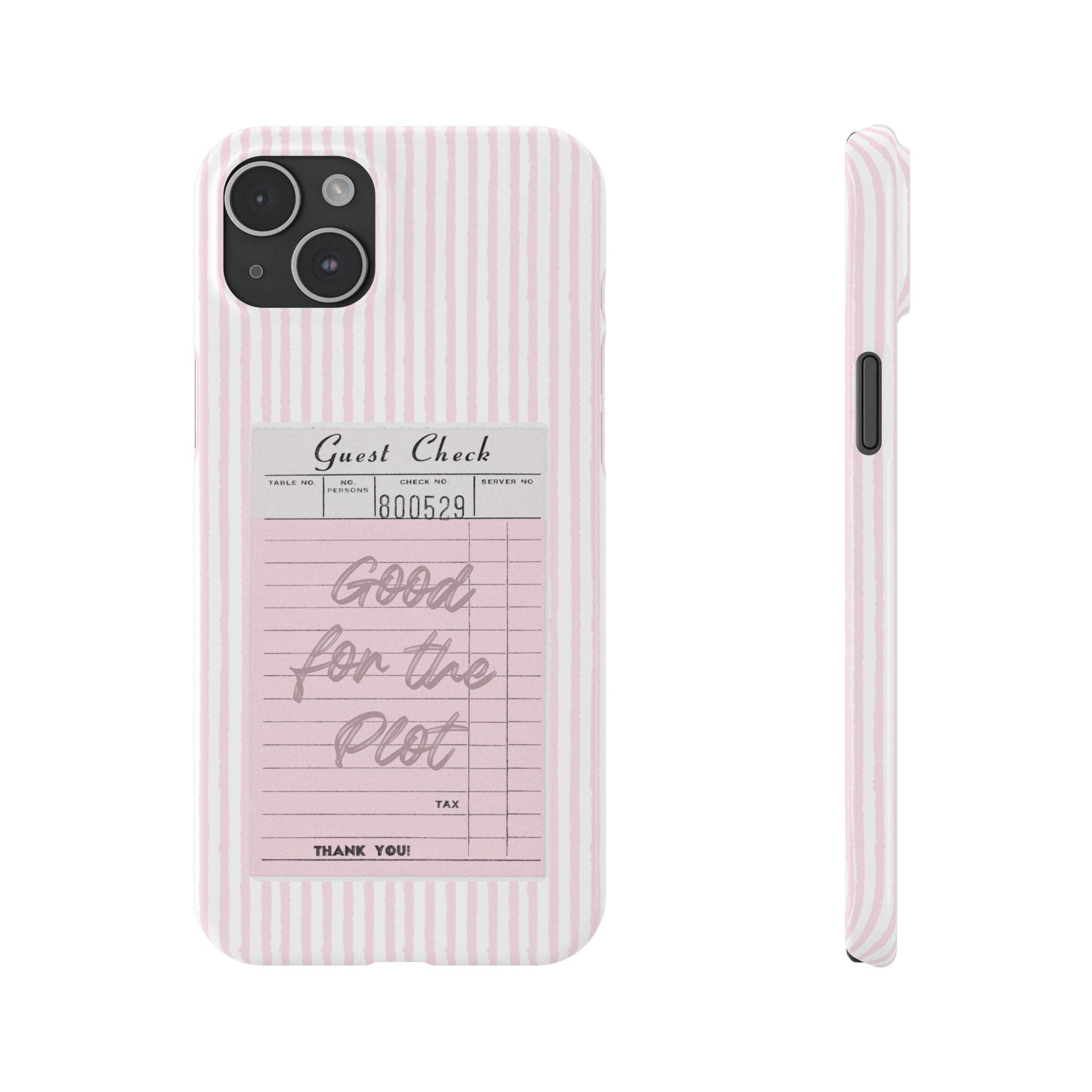 Good For The Plot iPhone Case