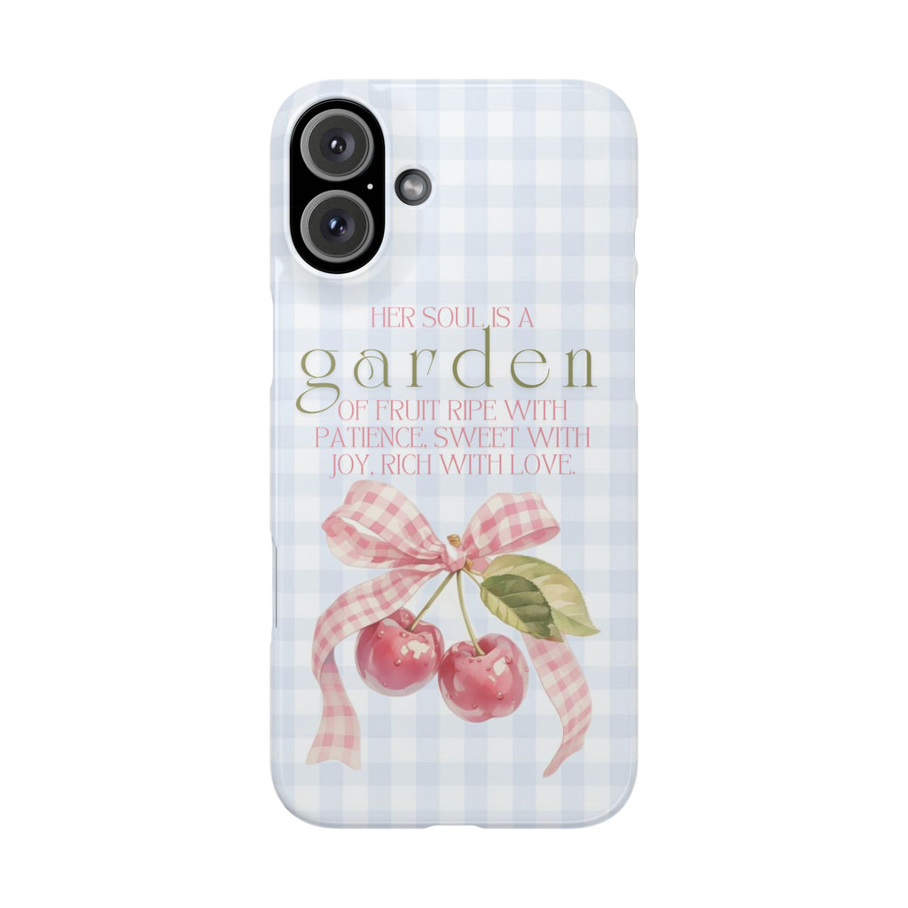 Her Soul Is A Garden iPhone Case