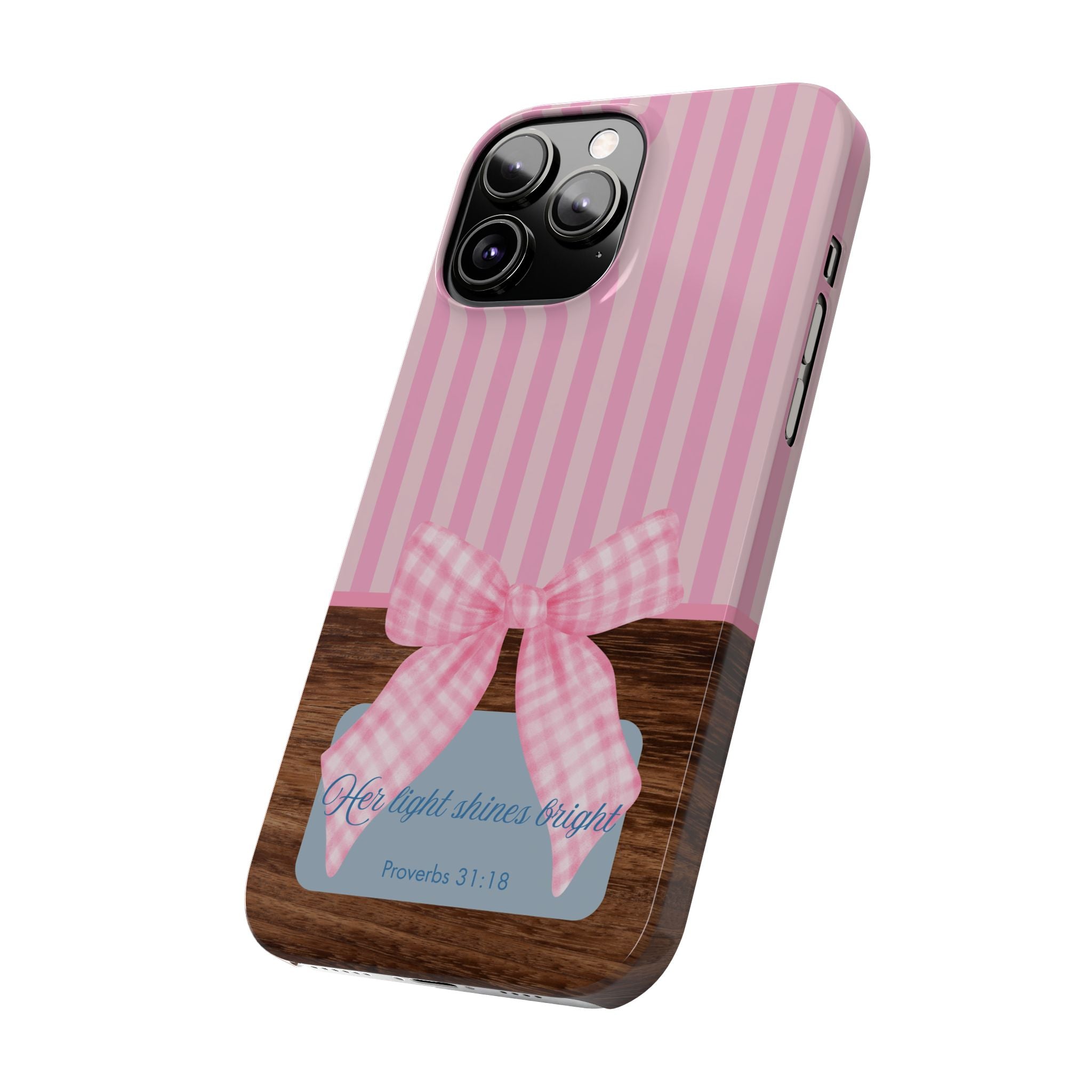 Her Light Shines Bright iPhone Case