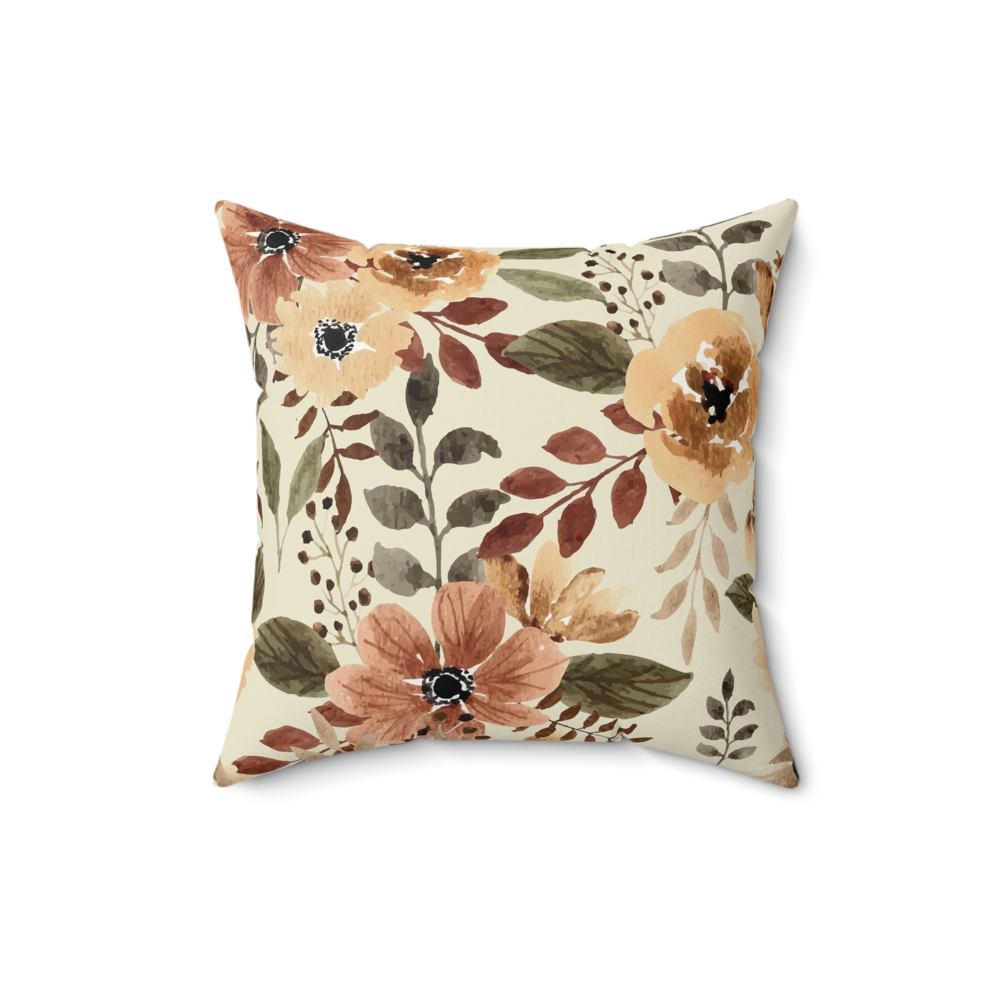 Neutral Flower Pillow