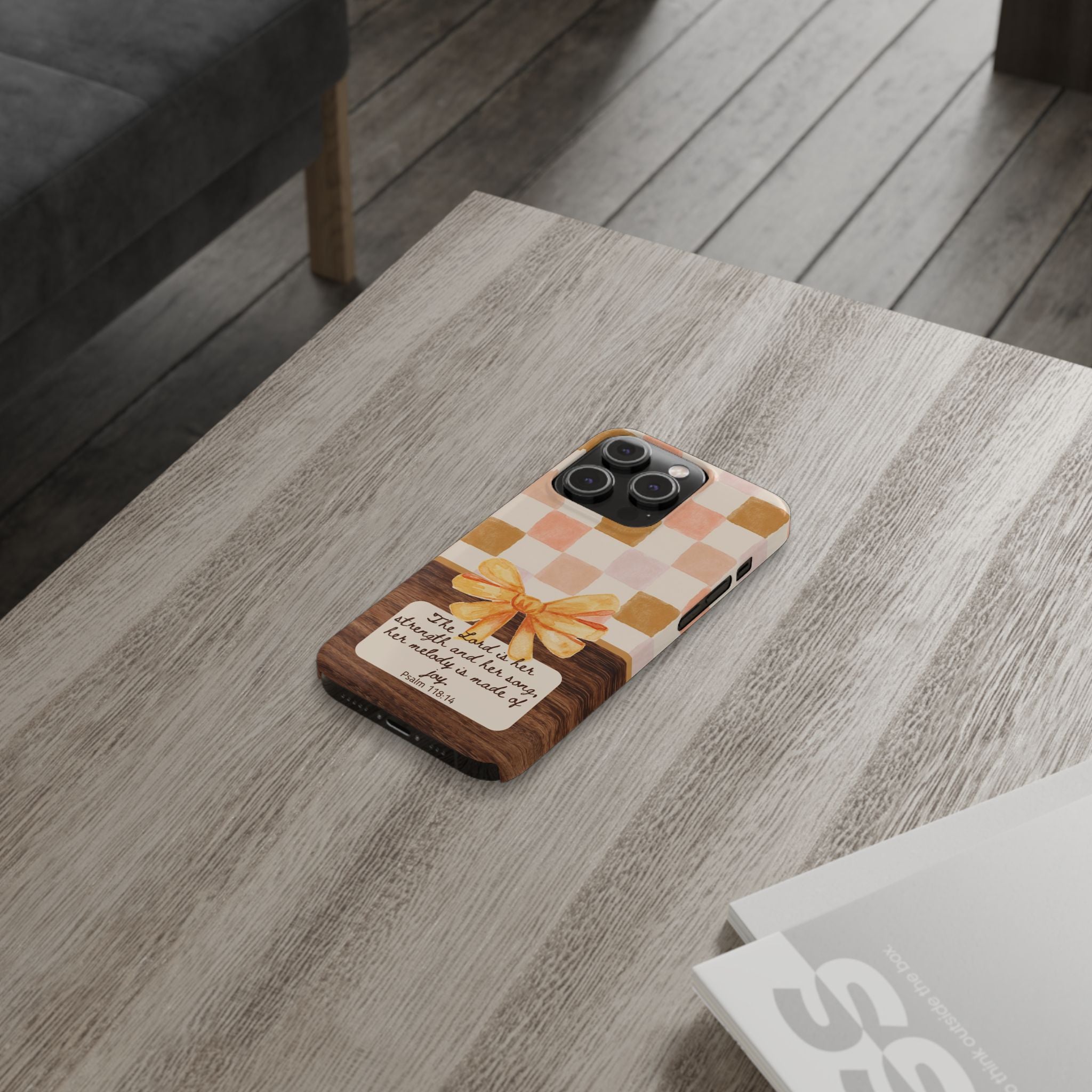 The Lord Is Her Strength iPhone Case
