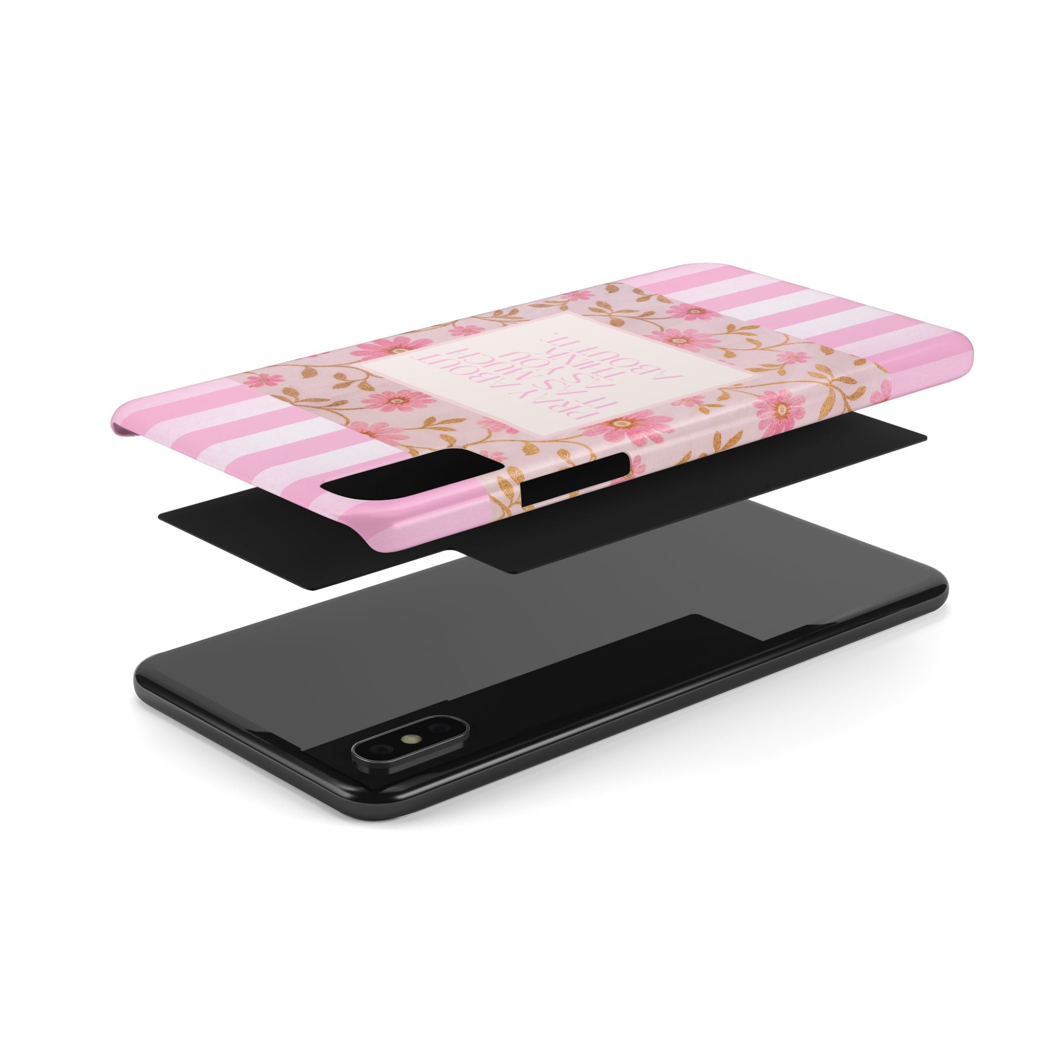 Pray About It As Much As You Think About It iPhone Case