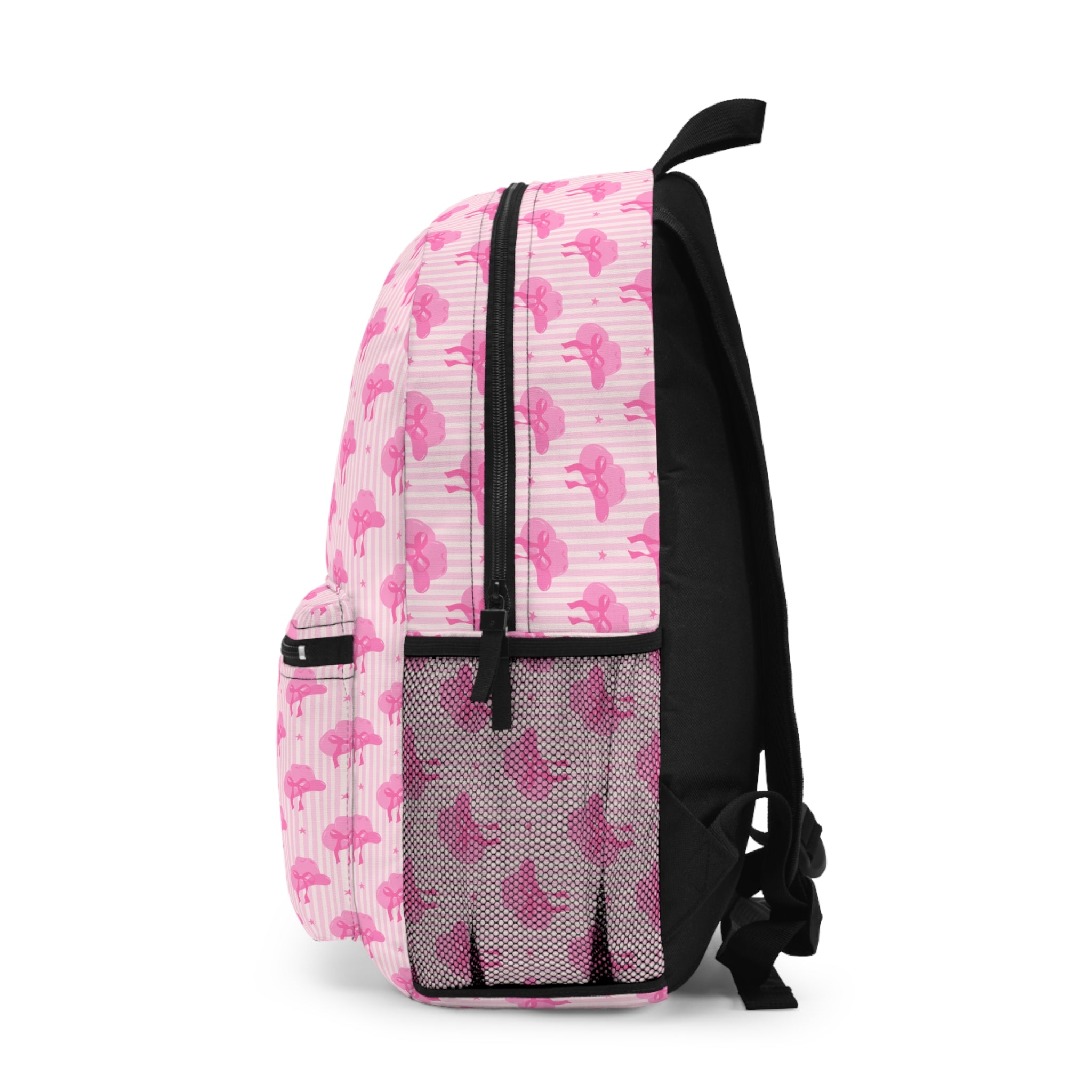 Pink Cowgirl Hat Kids Backpack