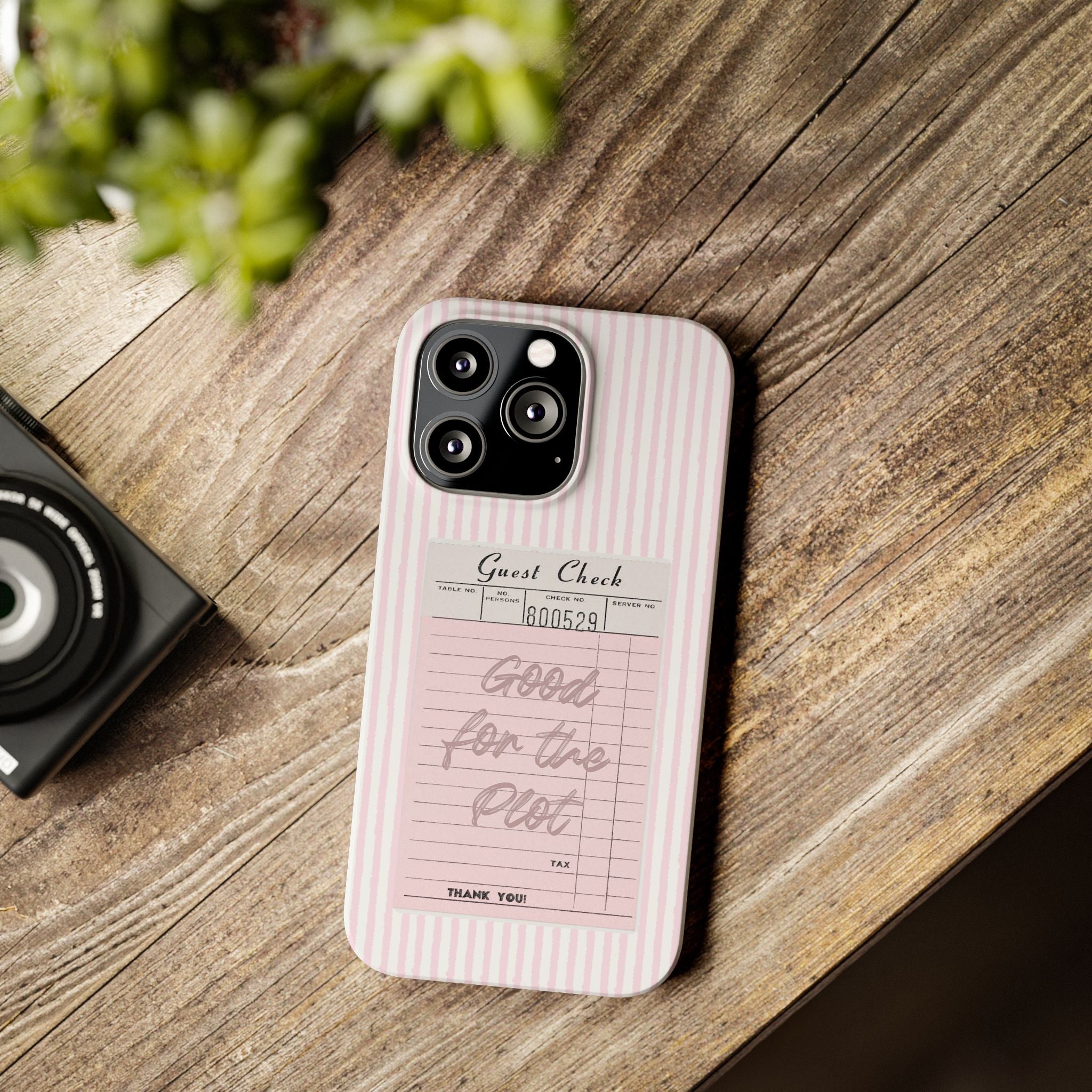 Good For The Plot iPhone Case
