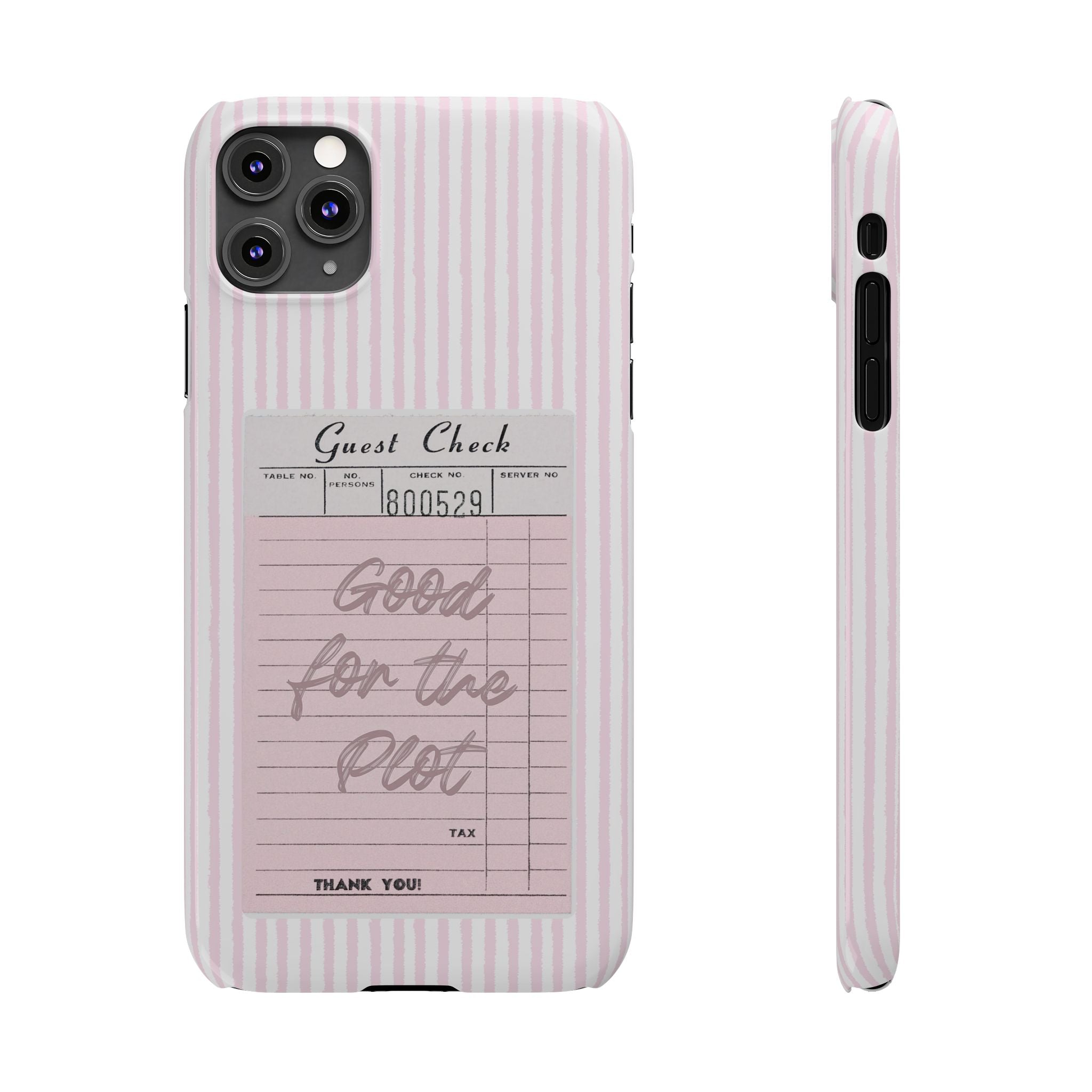 Good For The Plot iPhone Case