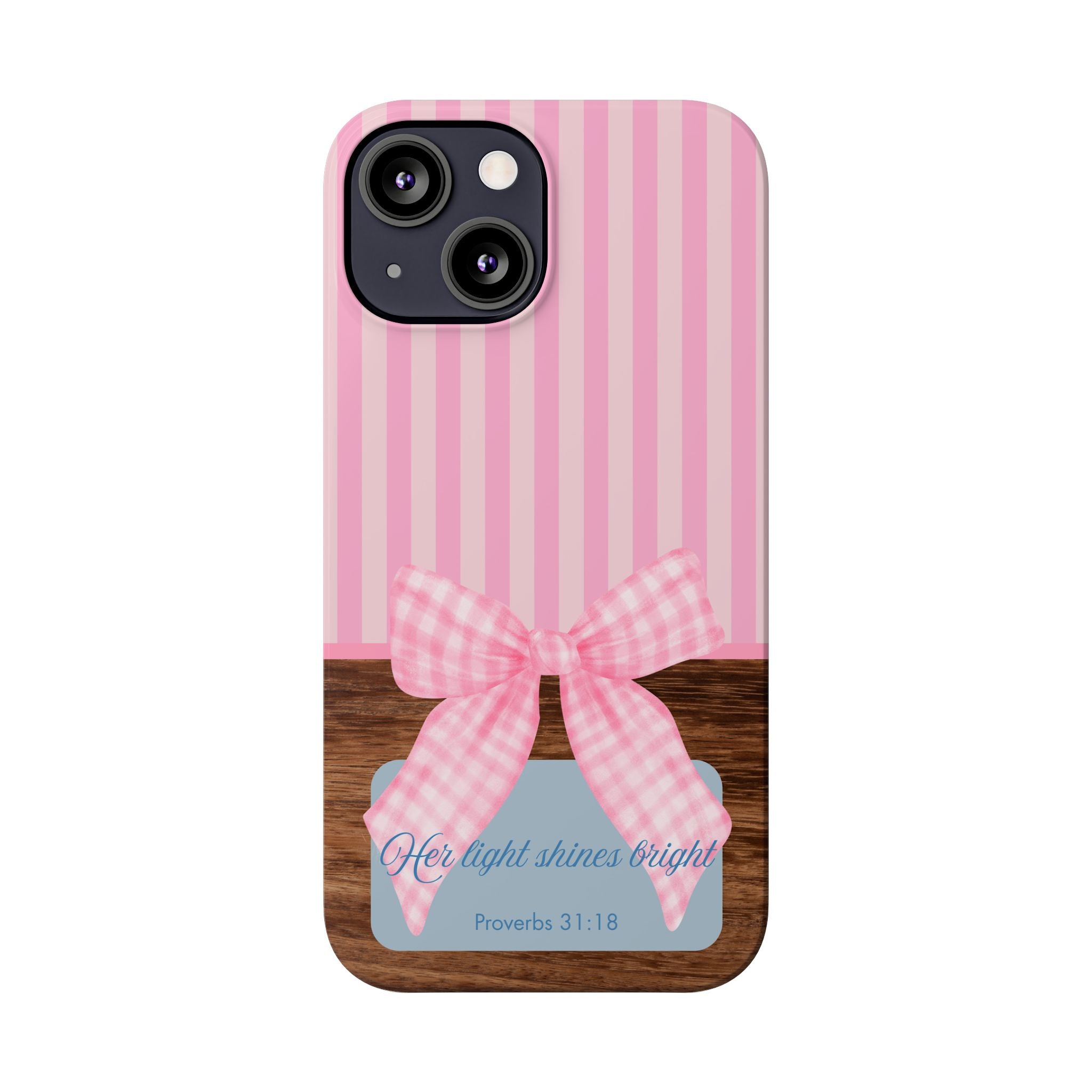 Her Light Shines Bright iPhone Case