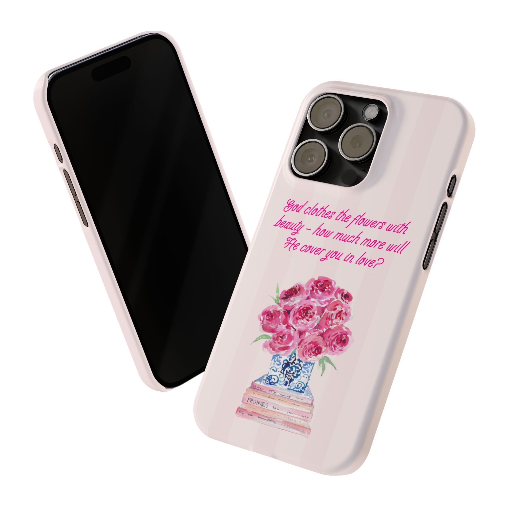 God Clothes The Flowers In Beauty Calling iPhone Case