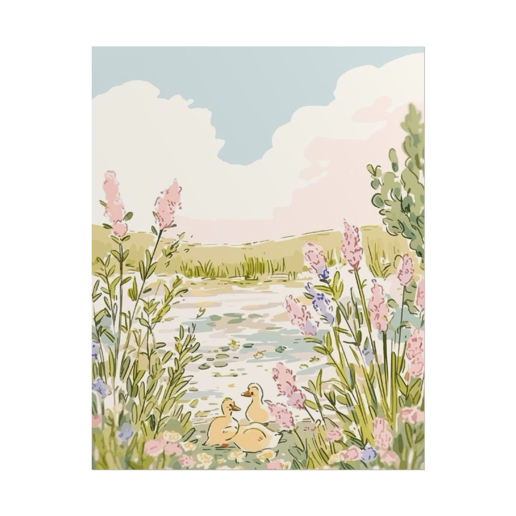 Drawn Springtime Unframed Poster