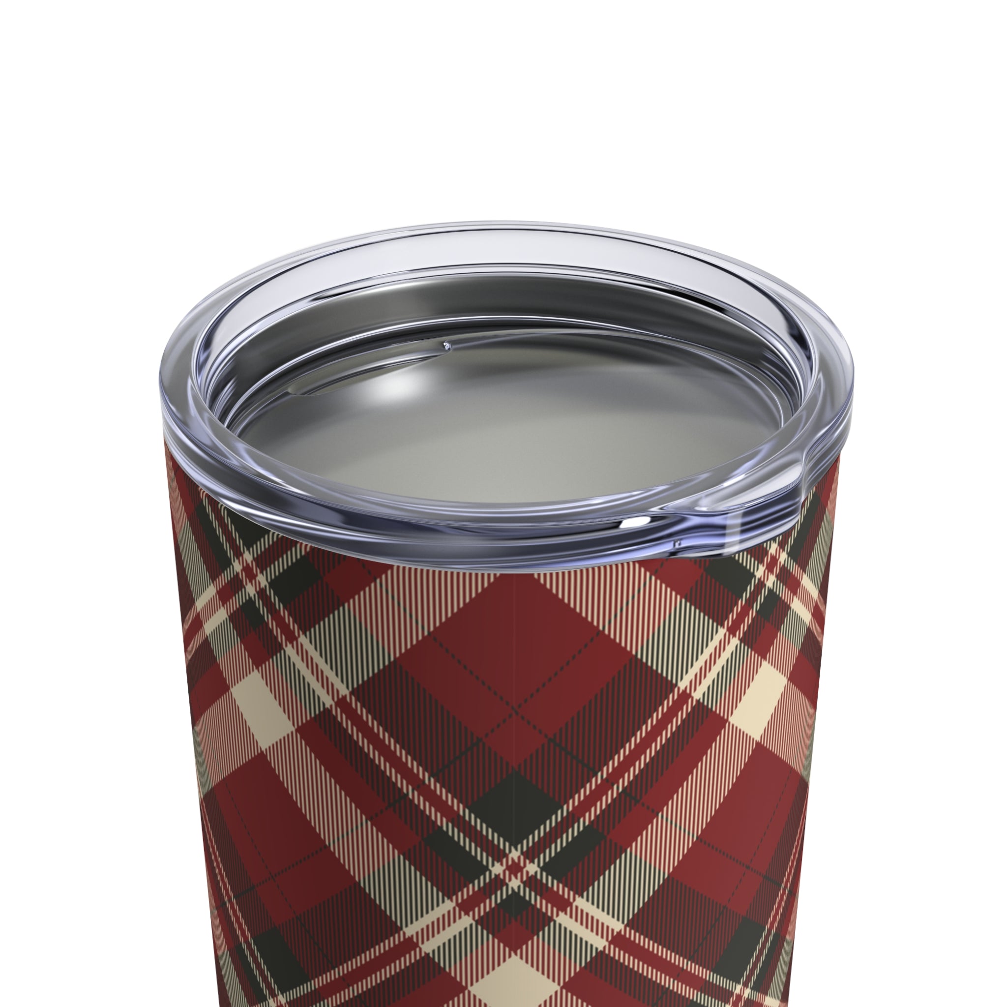 Red Plaid Jesus Is The Reason Mini Tumbler