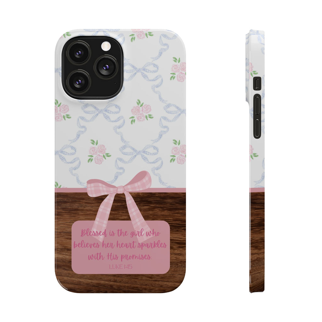 Blessed Is The Girl iPhone Case