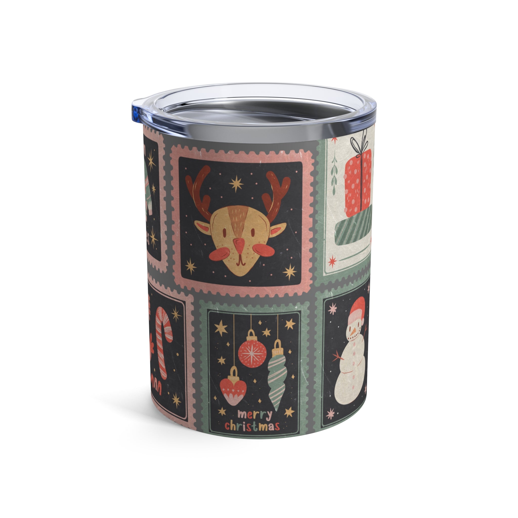 Christmas Stamp Mini Tumbler