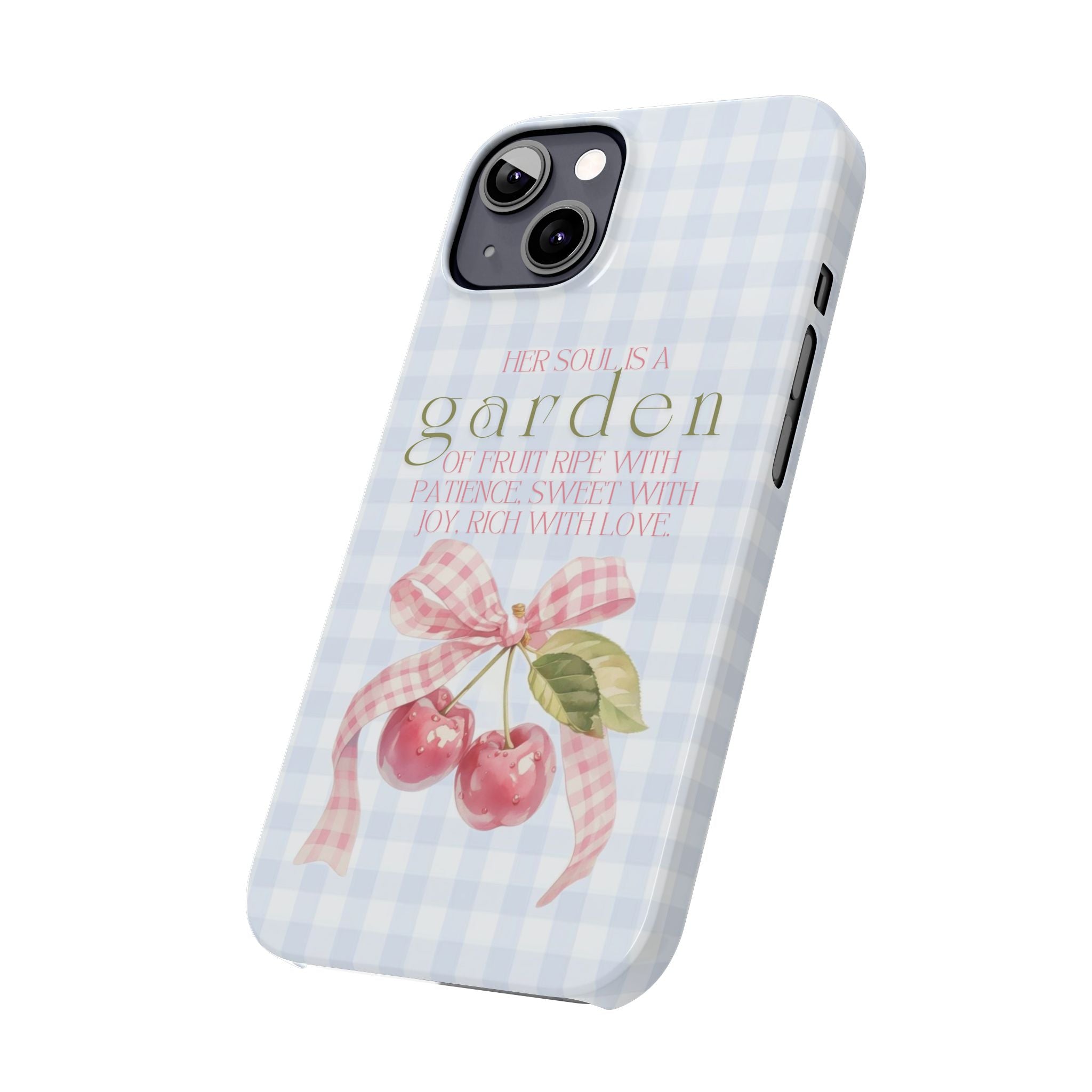 Her Soul Is A Garden iPhone Case