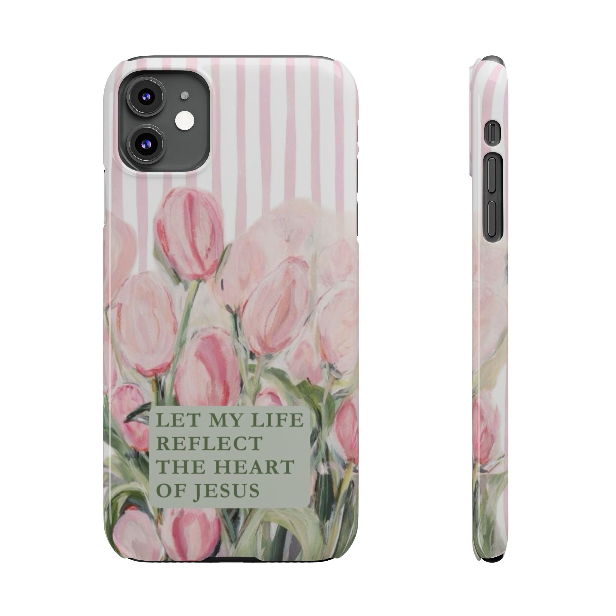 Let My Life Reflect The Heart Of Jesus iPhone Case