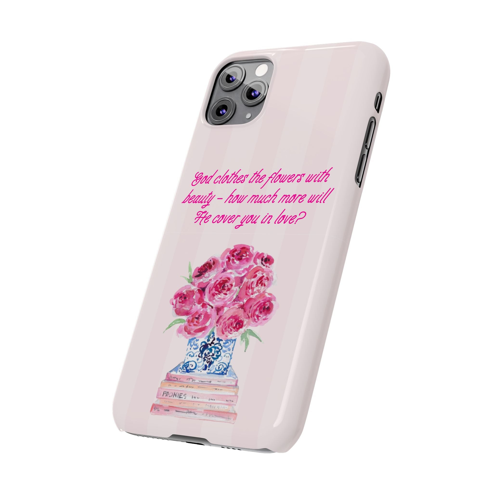 God Clothes The Flowers In Beauty Calling iPhone Case