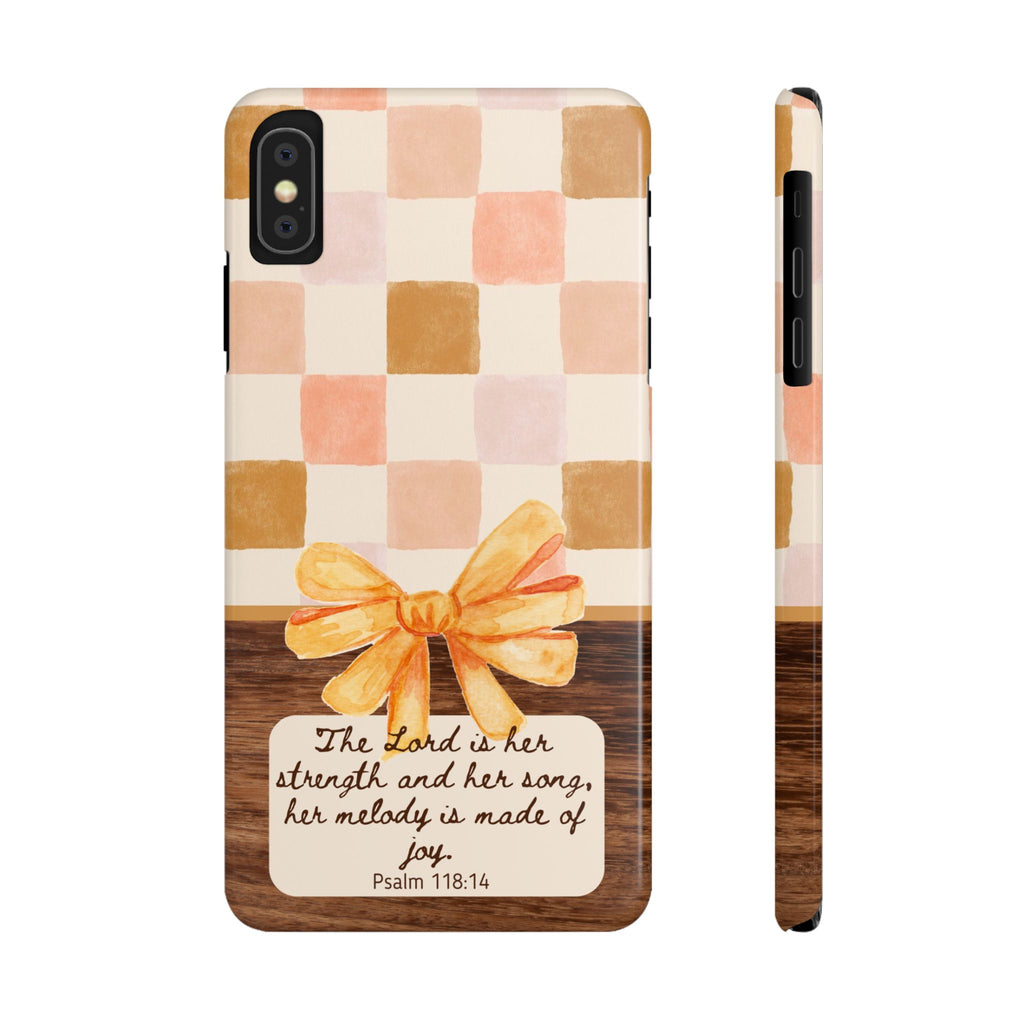 The Lord Is Her Strength iPhone Case