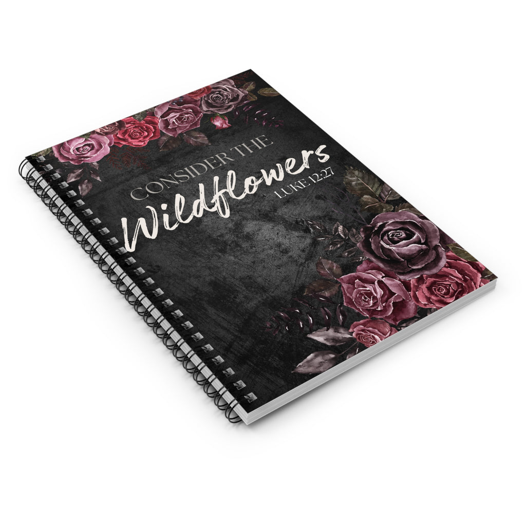 Consider The Wildflowers Spiral Notebook