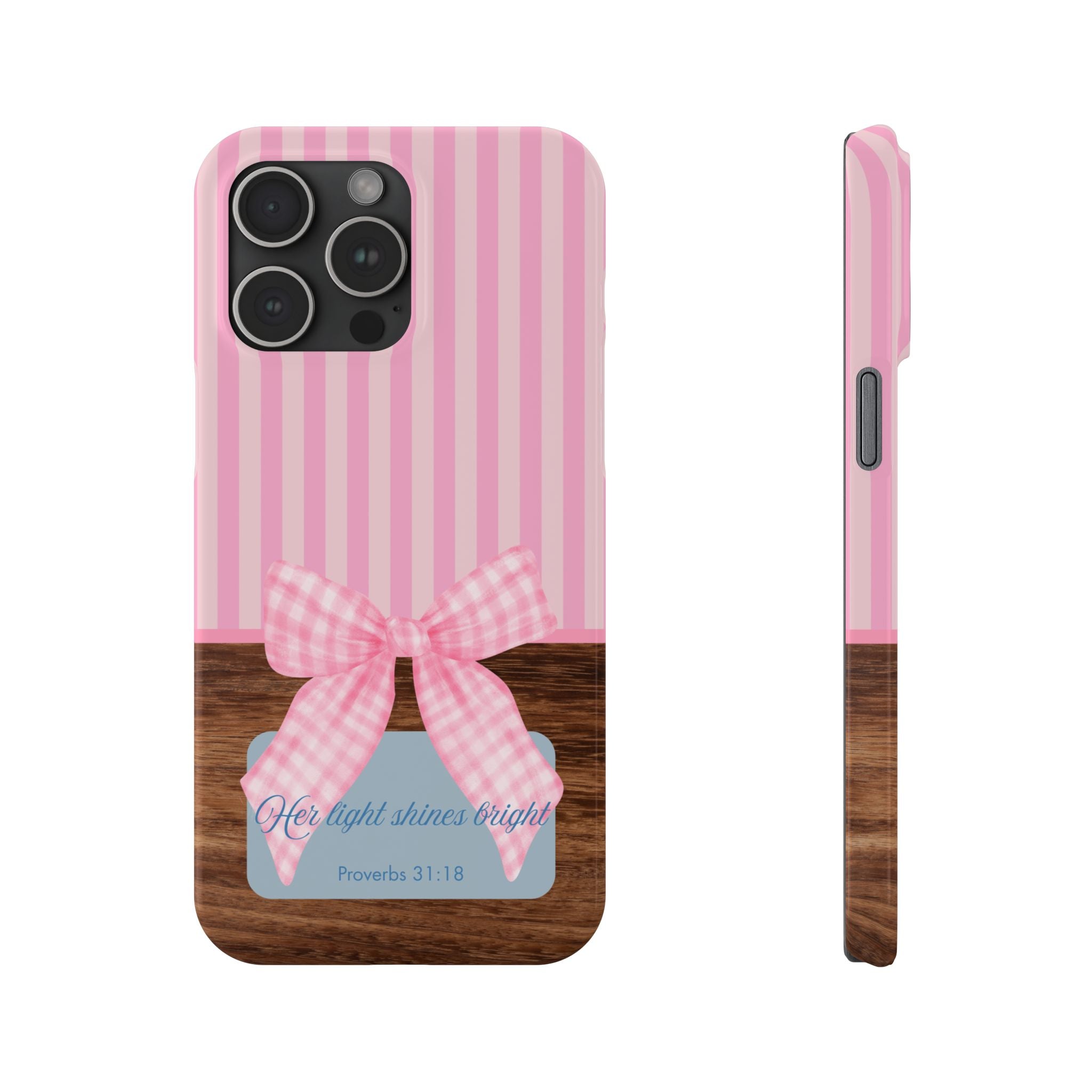 Her Light Shines Bright iPhone Case