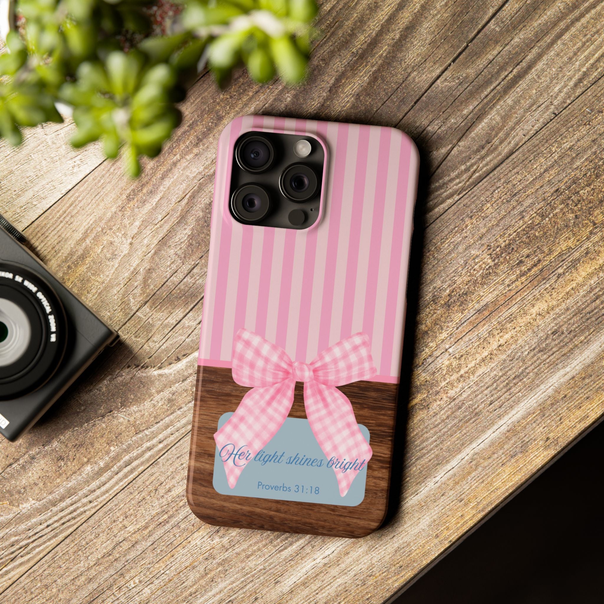Her Light Shines Bright iPhone Case