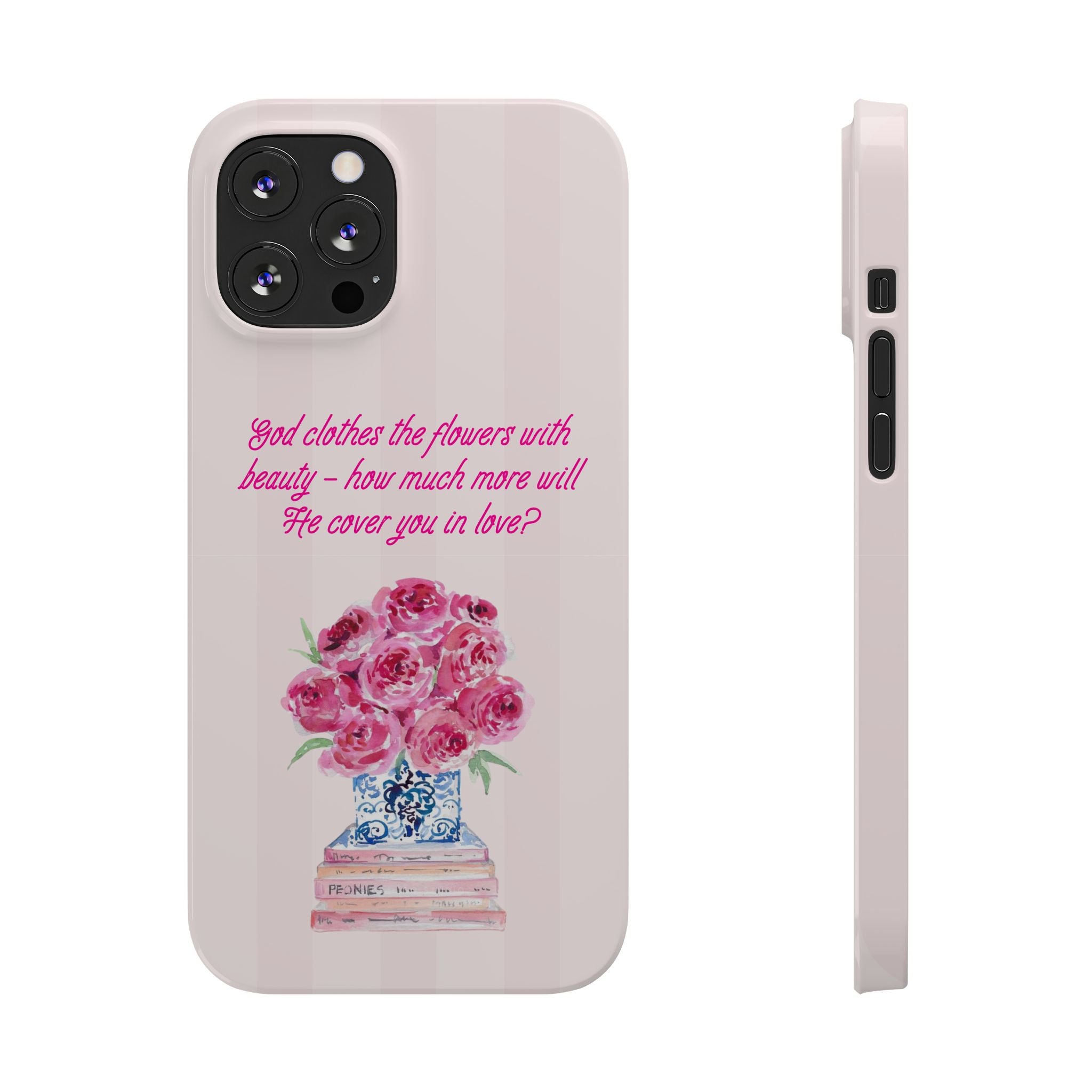 God Clothes The Flowers In Beauty Calling iPhone Case