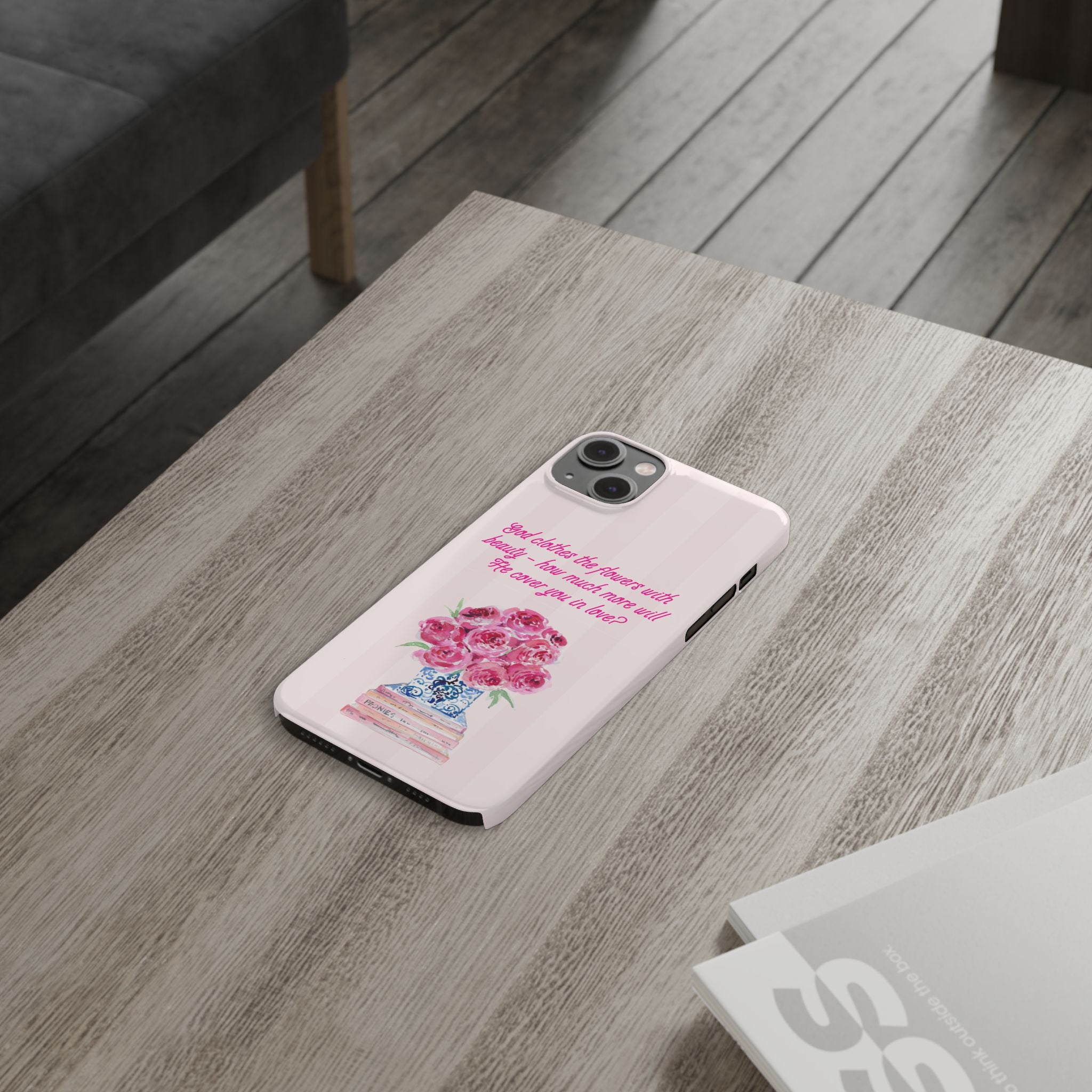God Clothes The Flowers In Beauty Calling iPhone Case