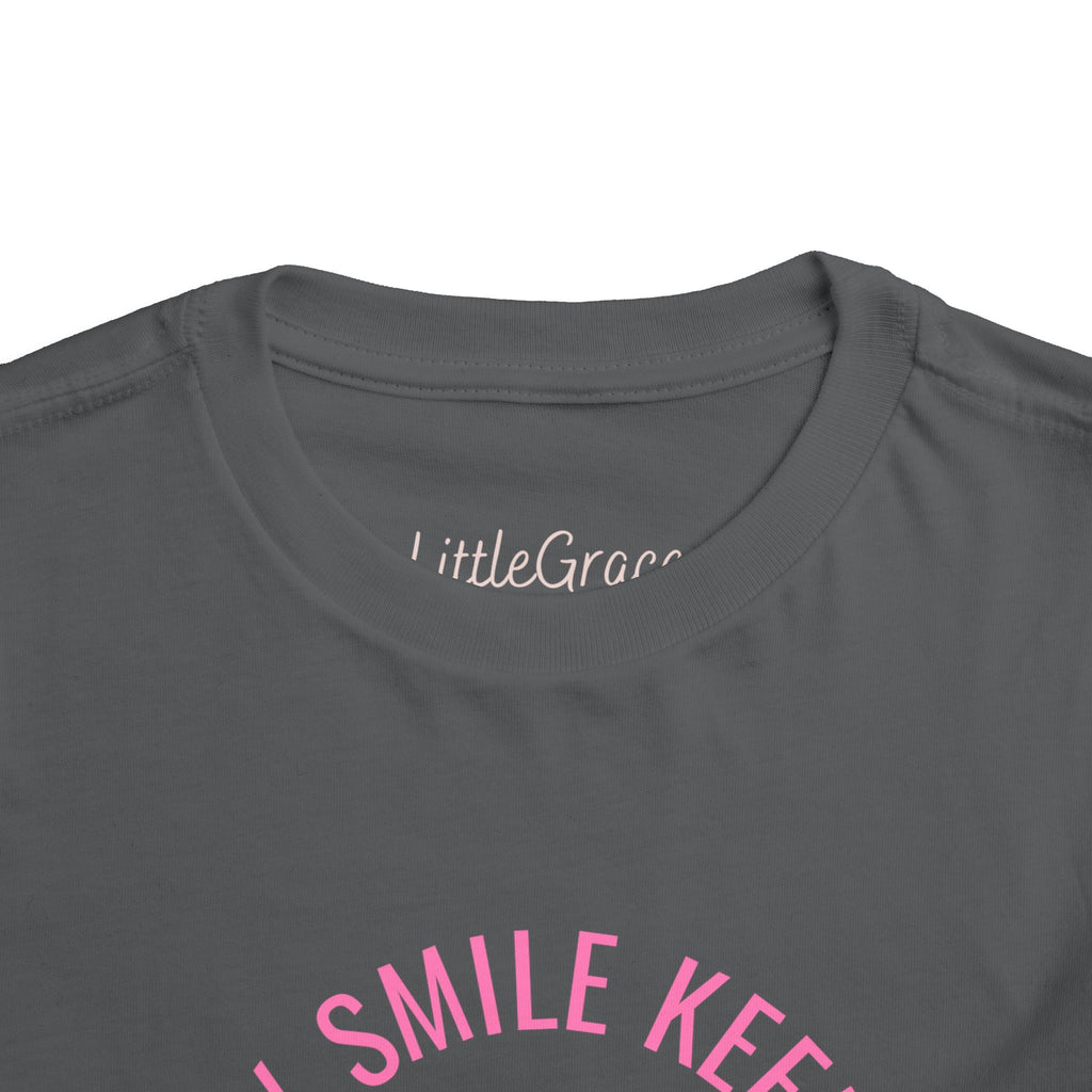 My Smile Keeps Me Out Of Trouble Toddler Tee