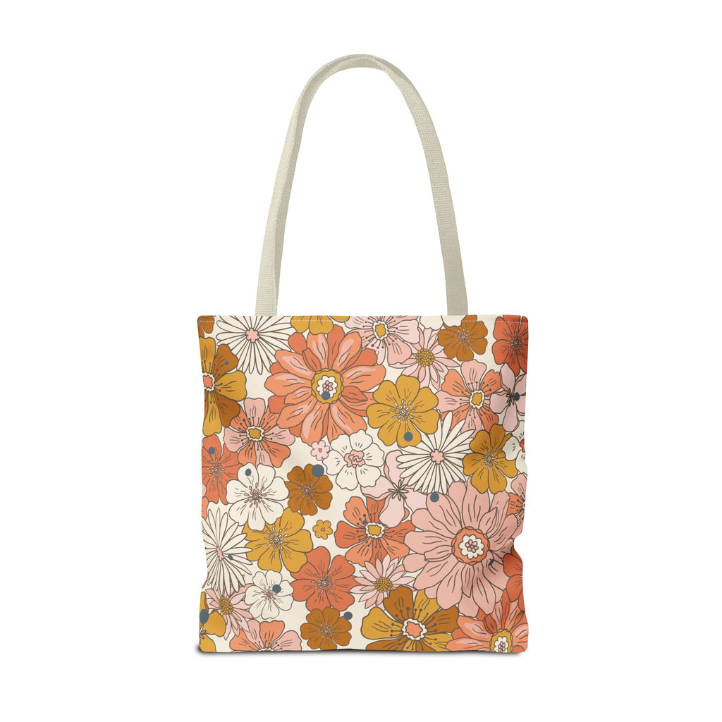 Mama Neutral Floral Tote Bag