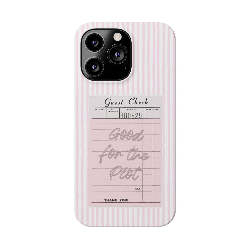 Good For The Plot iPhone Case