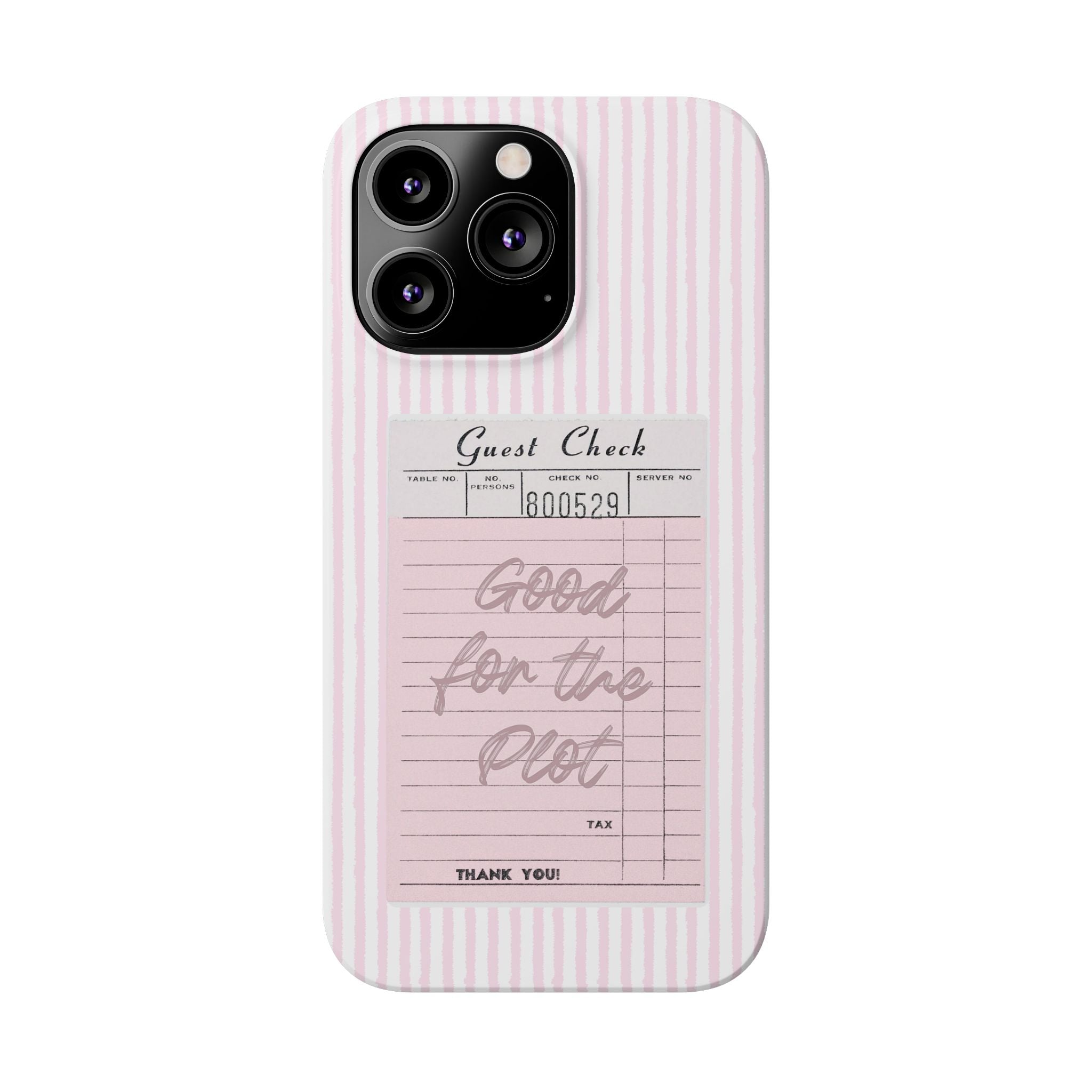Good For The Plot iPhone Case