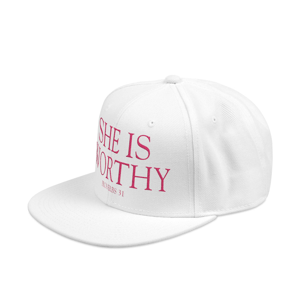 She Is Worthy Embroidered Hat