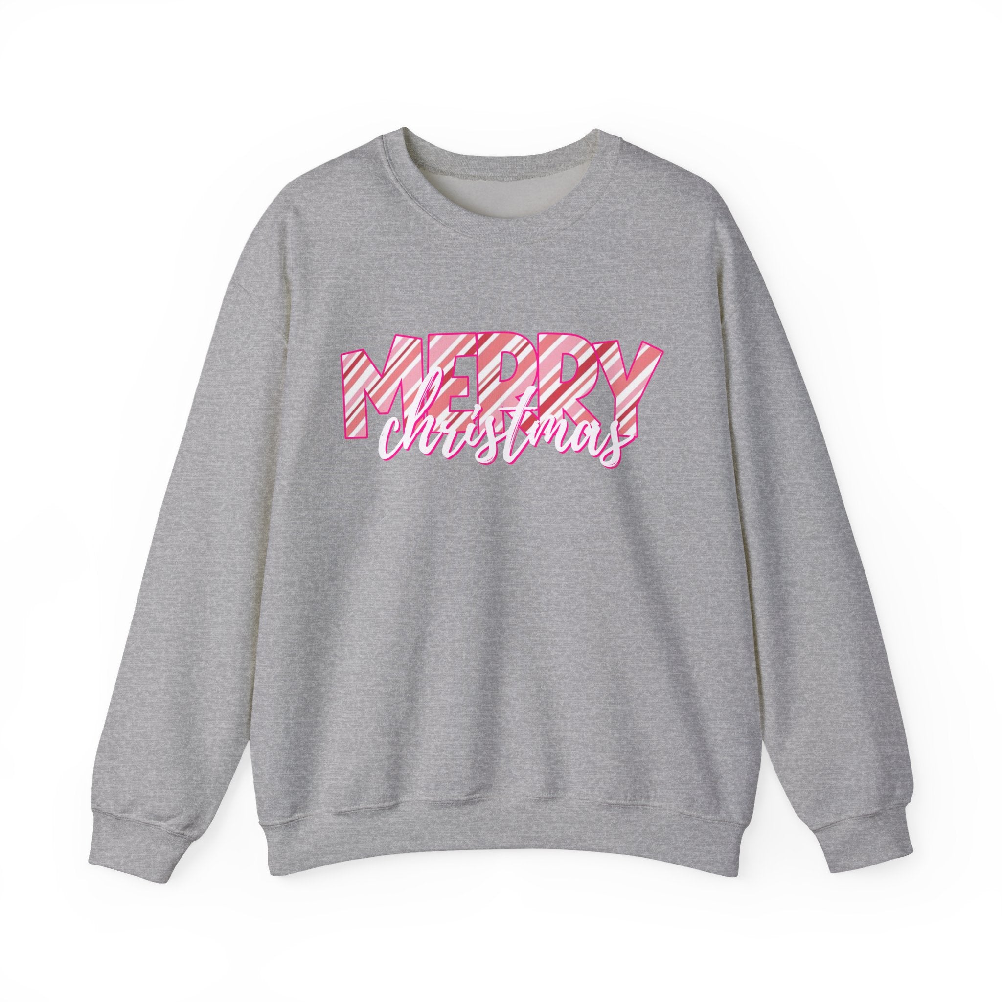 Pink Merry Christmas Cozy Sweatshirt