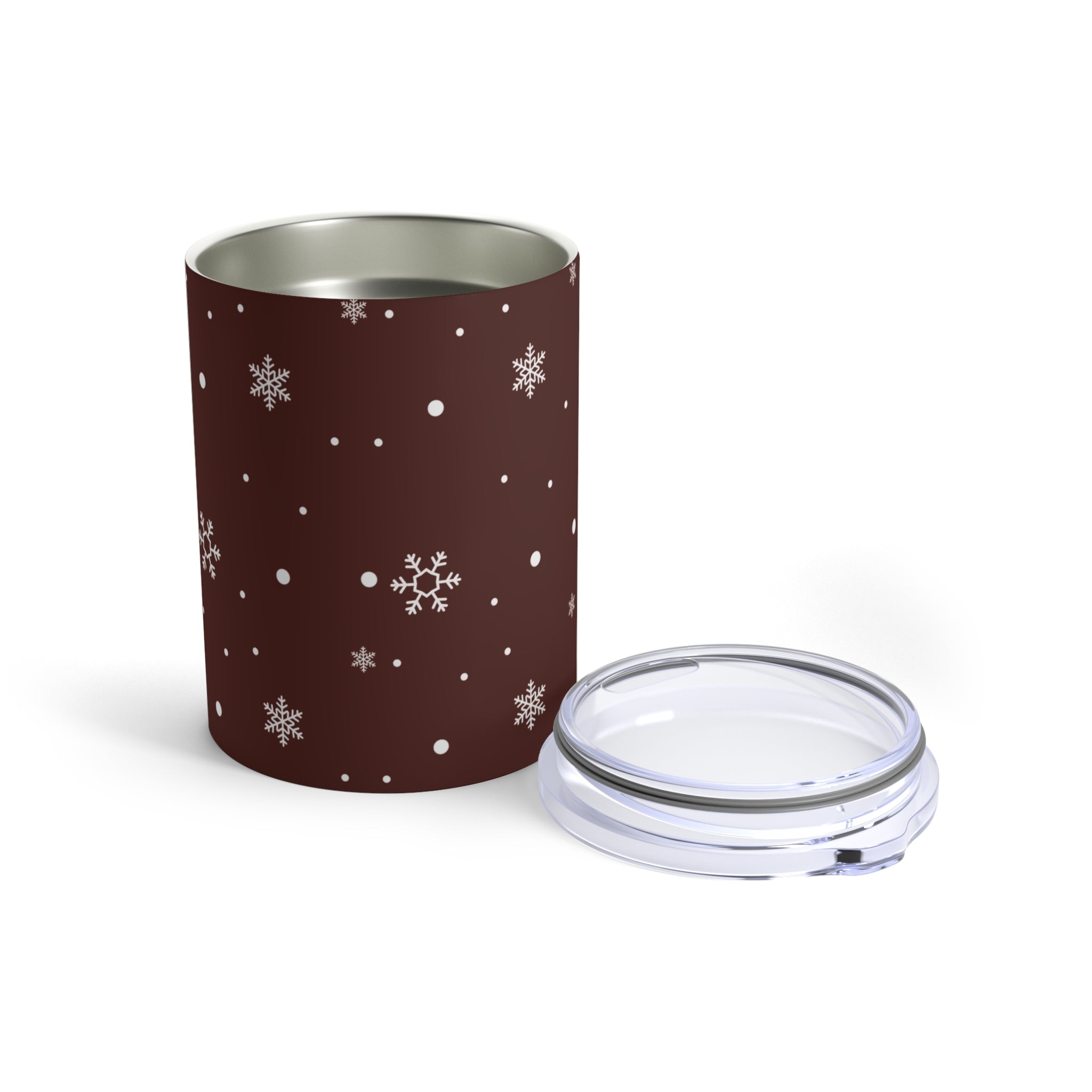 Maroon Snowflake Mini Tumbler