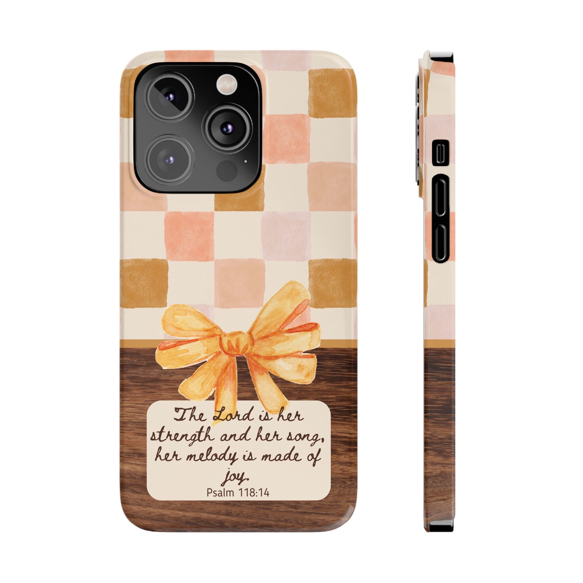 The Lord Is Her Strength iPhone Case