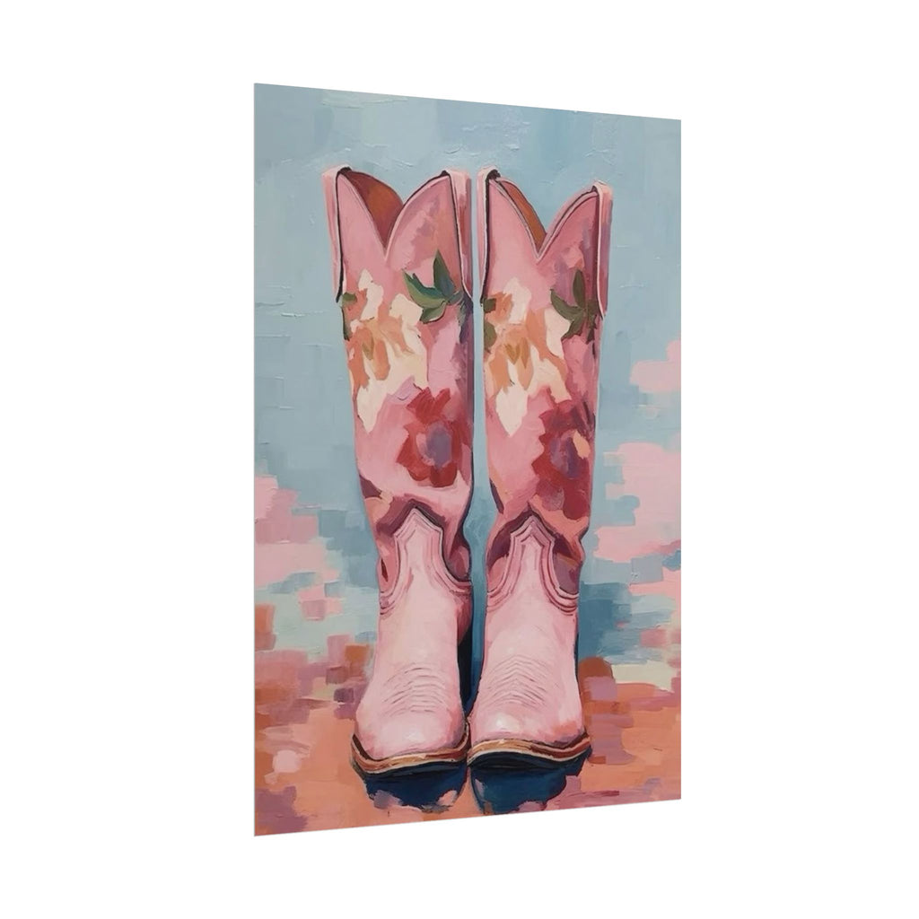 Cowgirl Boots Unframed Poster