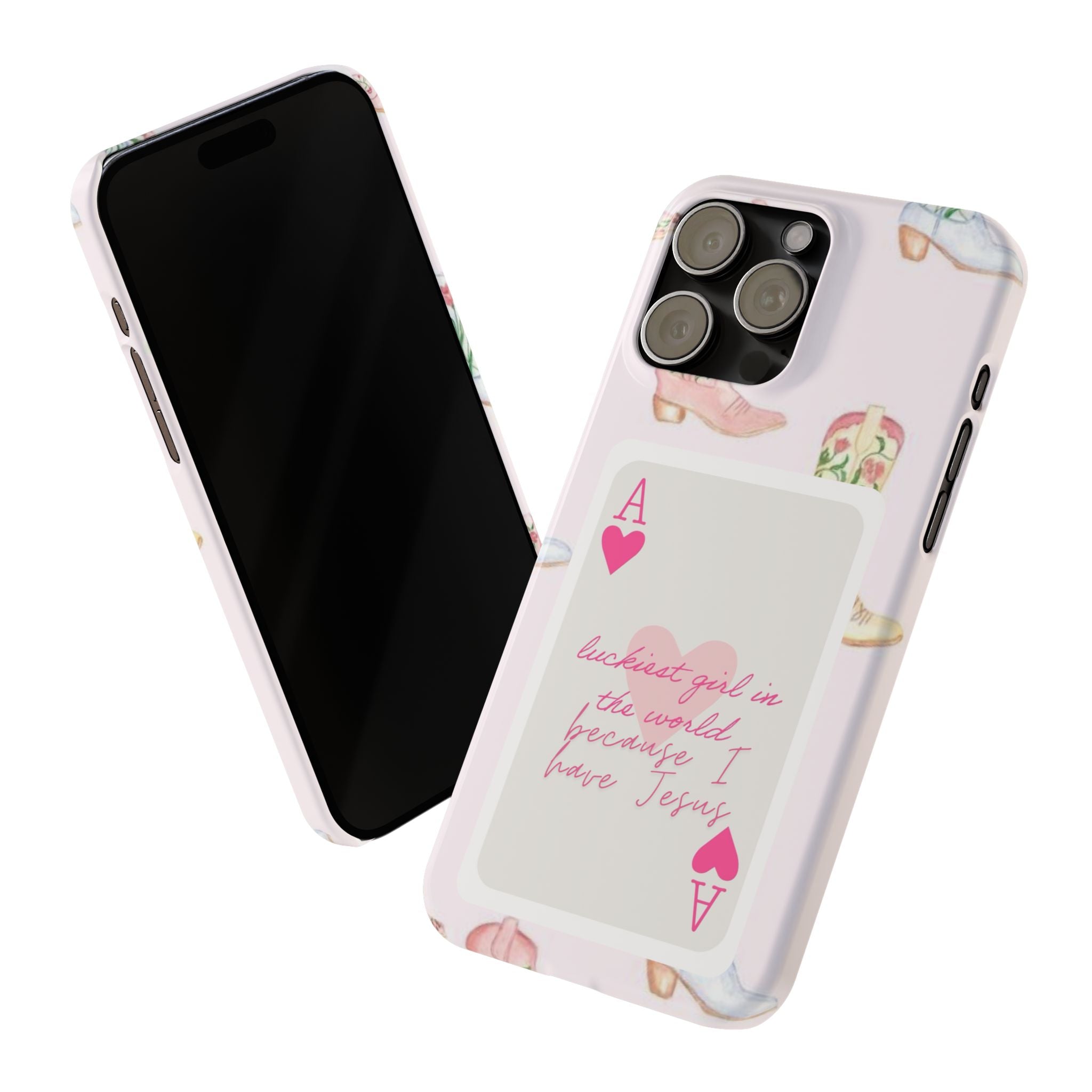 Luckiest Girl In The World iPhone Case