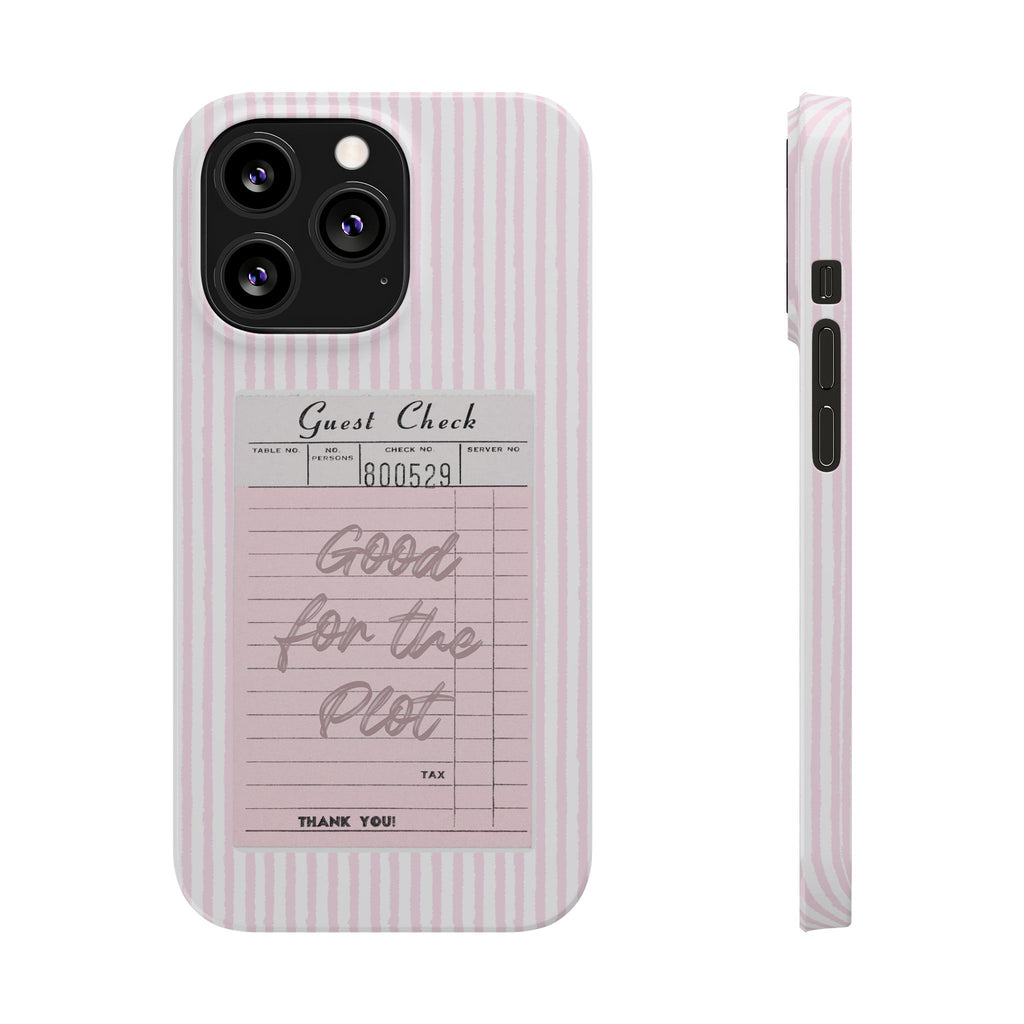 Good For The Plot iPhone Case