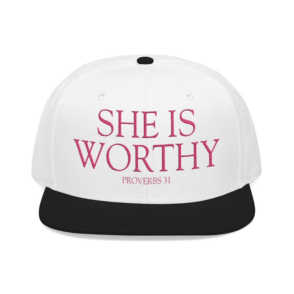 She Is Worthy Embroidered Hat