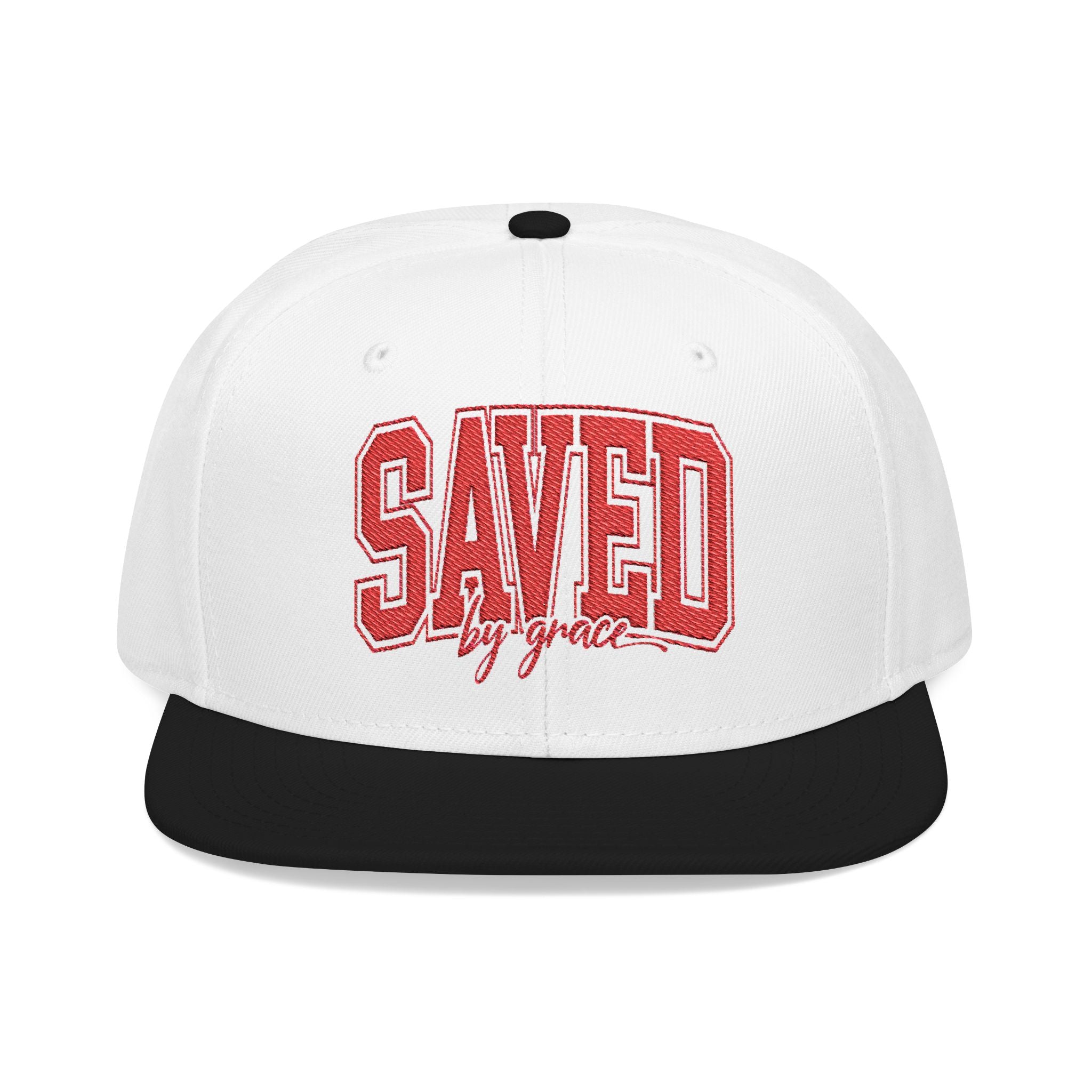 Saved By Grace Embroidered Hat