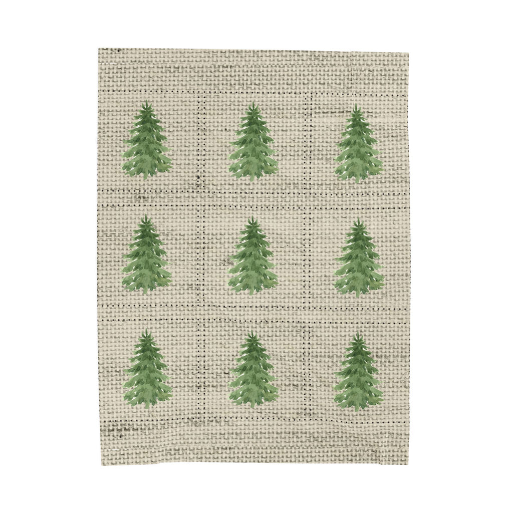 Framed Spruce Oversized Throw Blanket By Little Grace co.