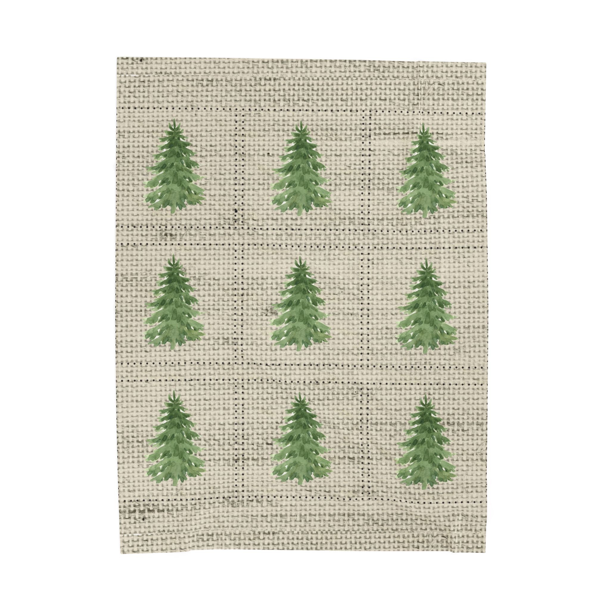 Framed Spruce Oversized Throw Blanket By Little Grace co.