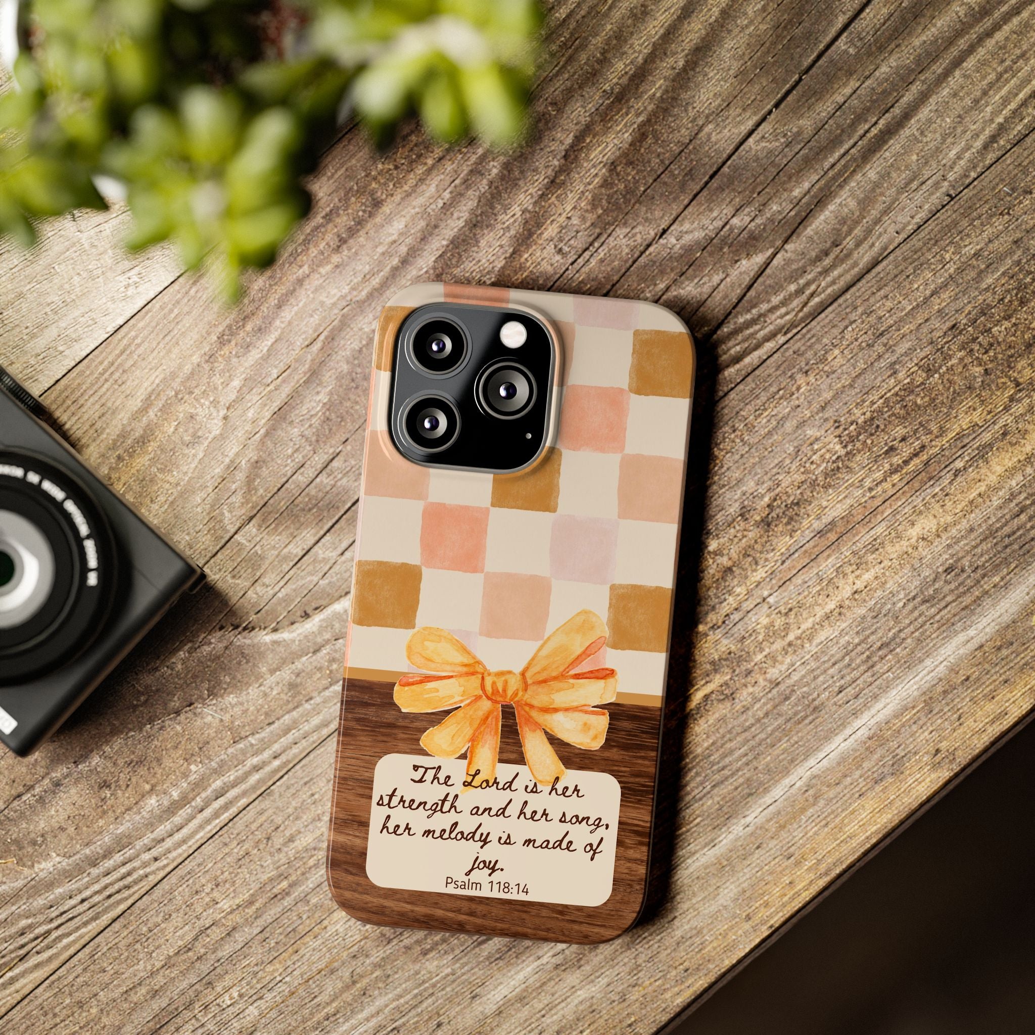 The Lord Is Her Strength iPhone Case