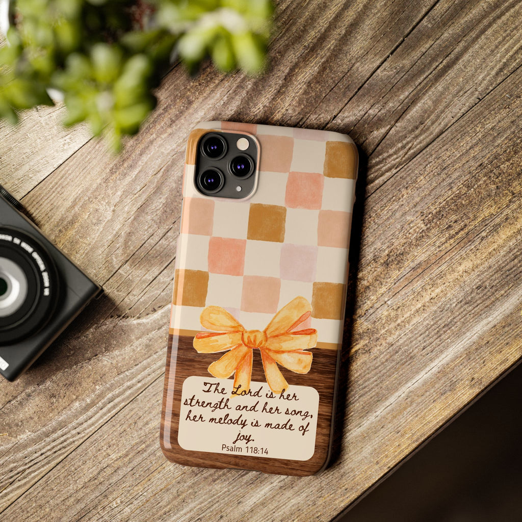 The Lord Is Her Strength iPhone Case