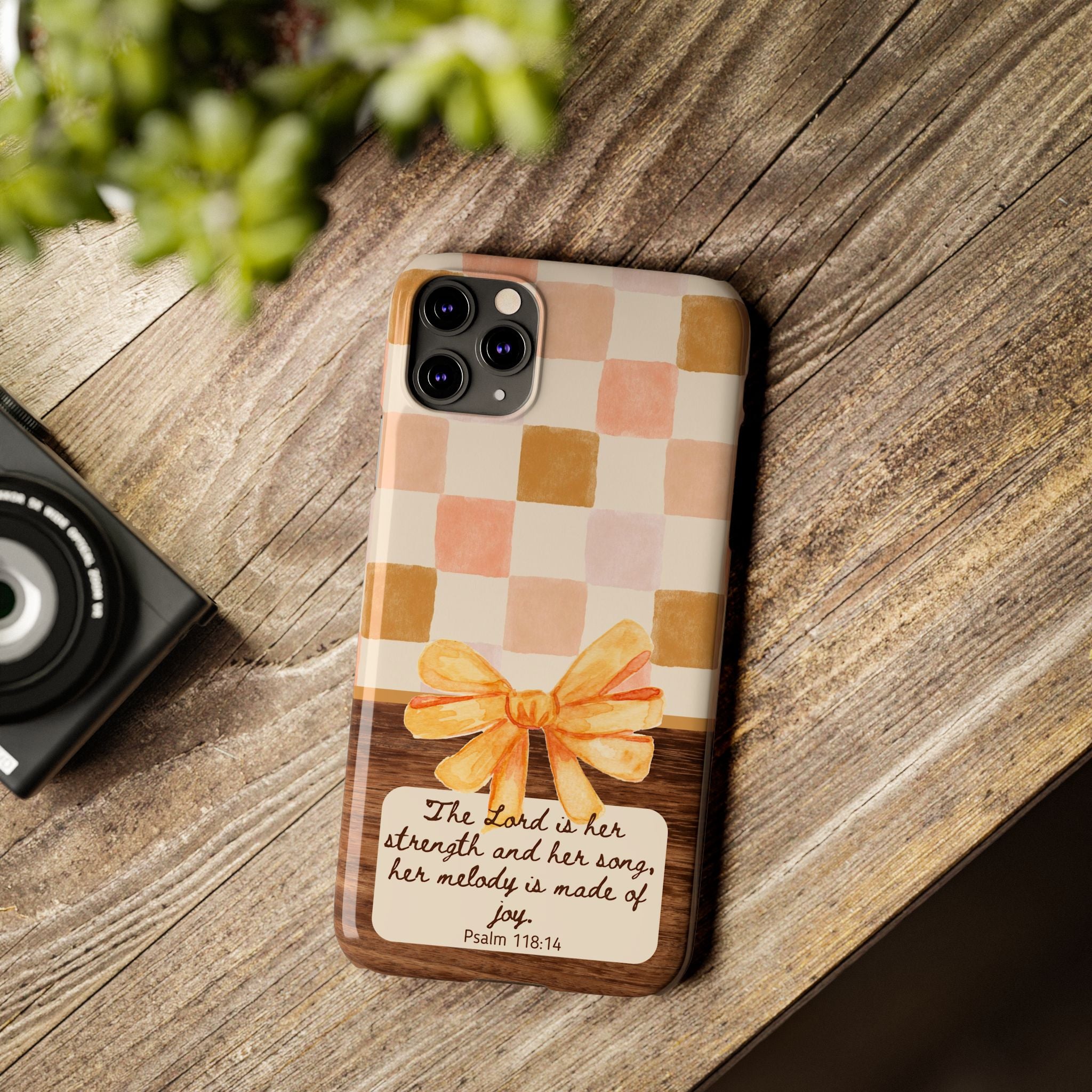 The Lord Is Her Strength iPhone Case