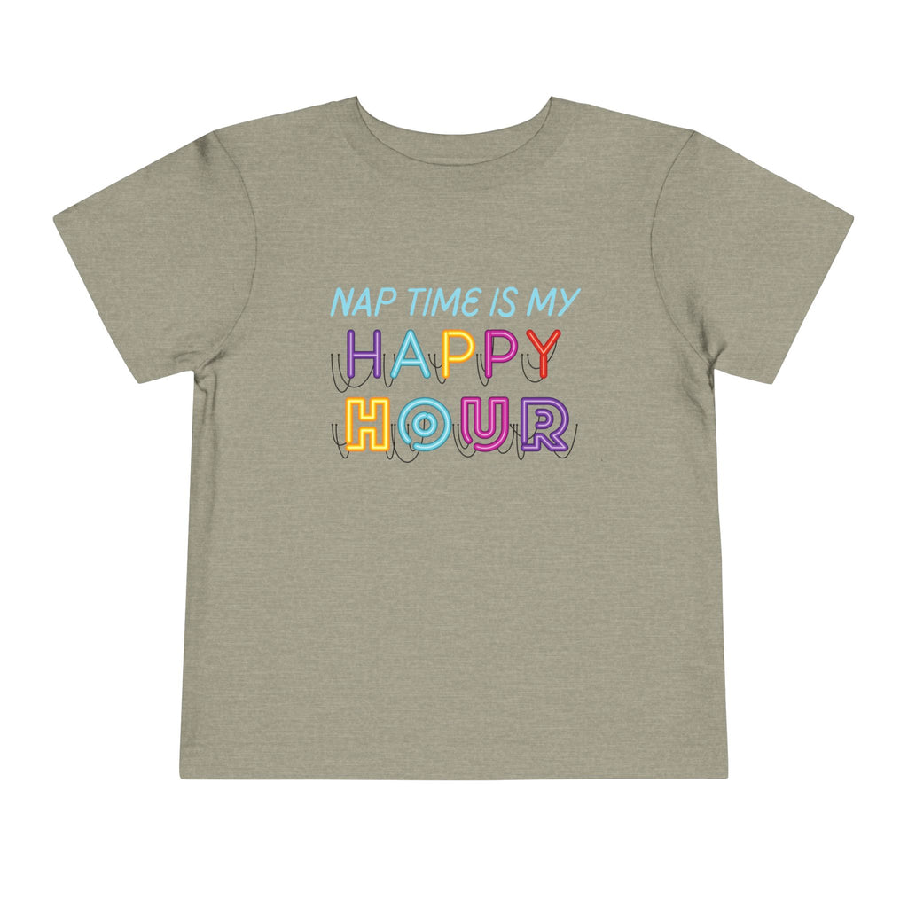 Nap Time is my Happy Hour Toddler Tee