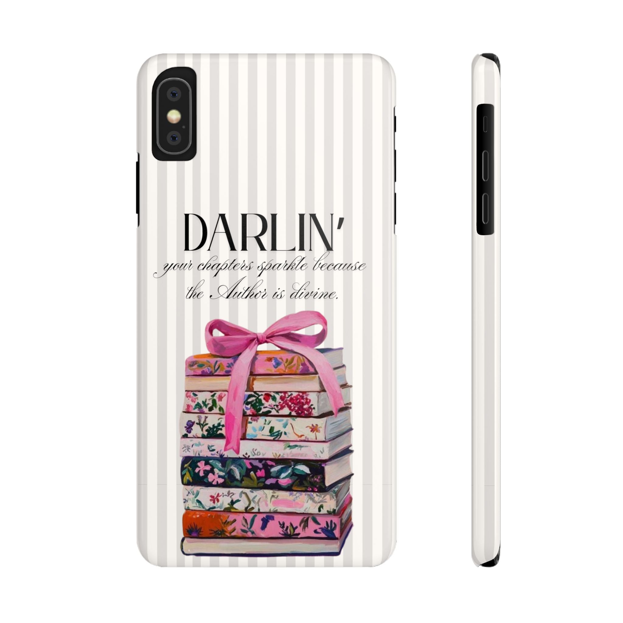 Darlin’ The Author Is Devine iPhone Case