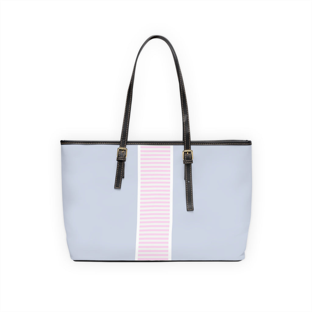Personalized Blue With Pink Stripe Carryall