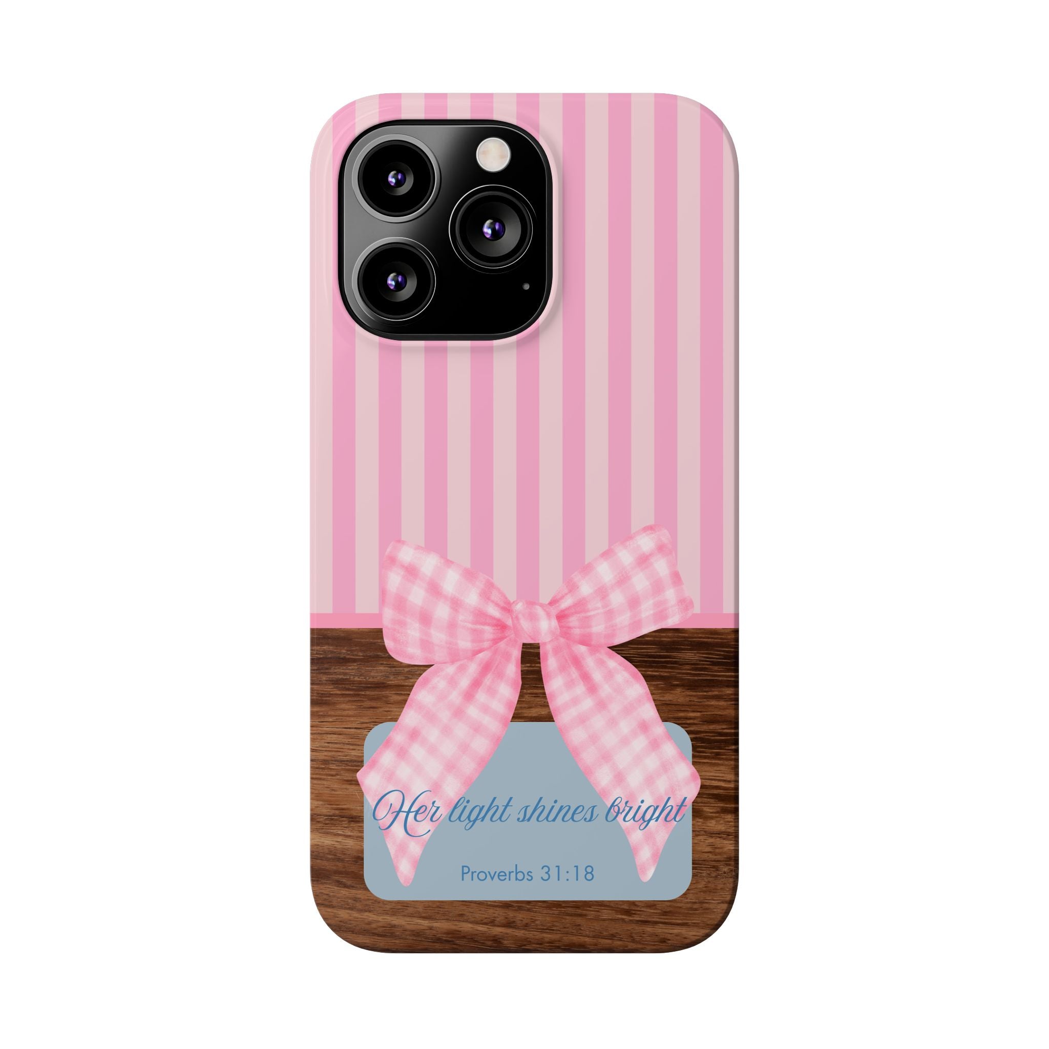Her Light Shines Bright iPhone Case