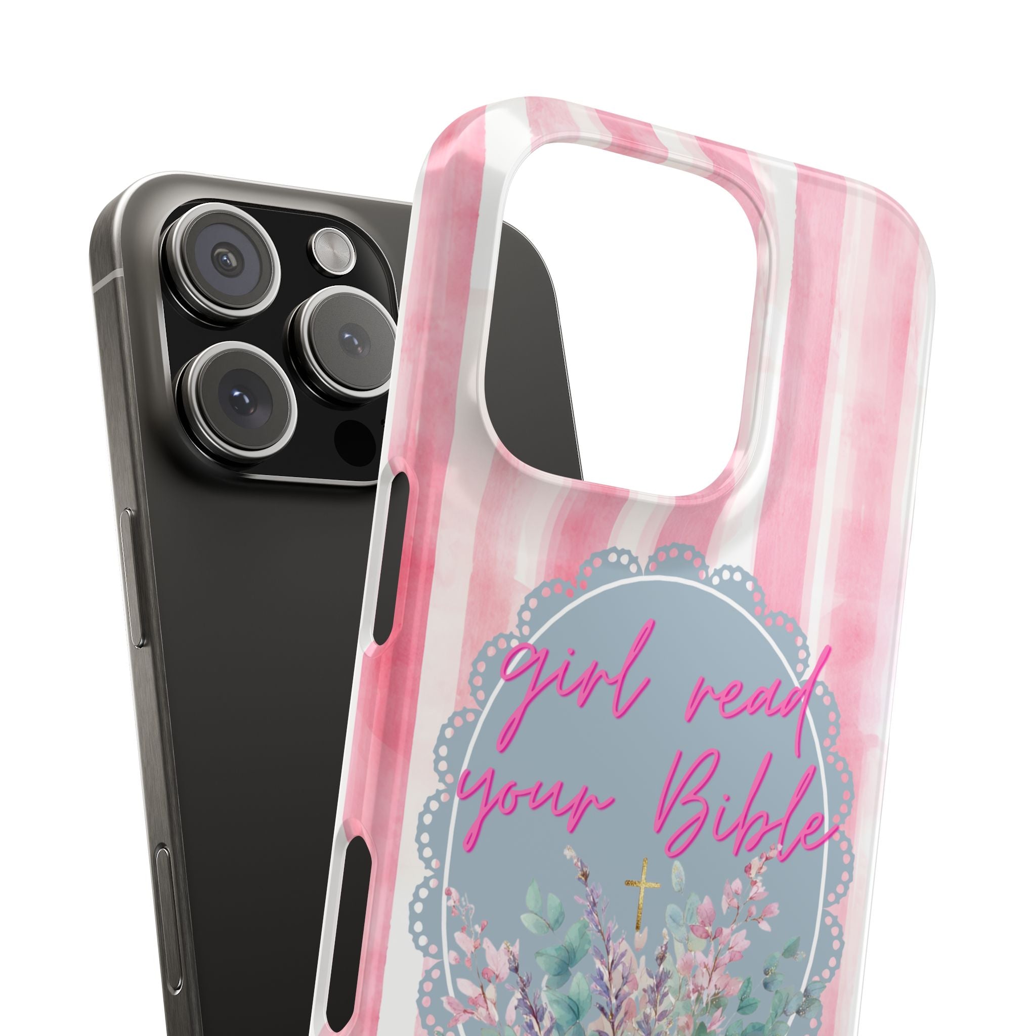 Girl Read Your Bible iPhone Case