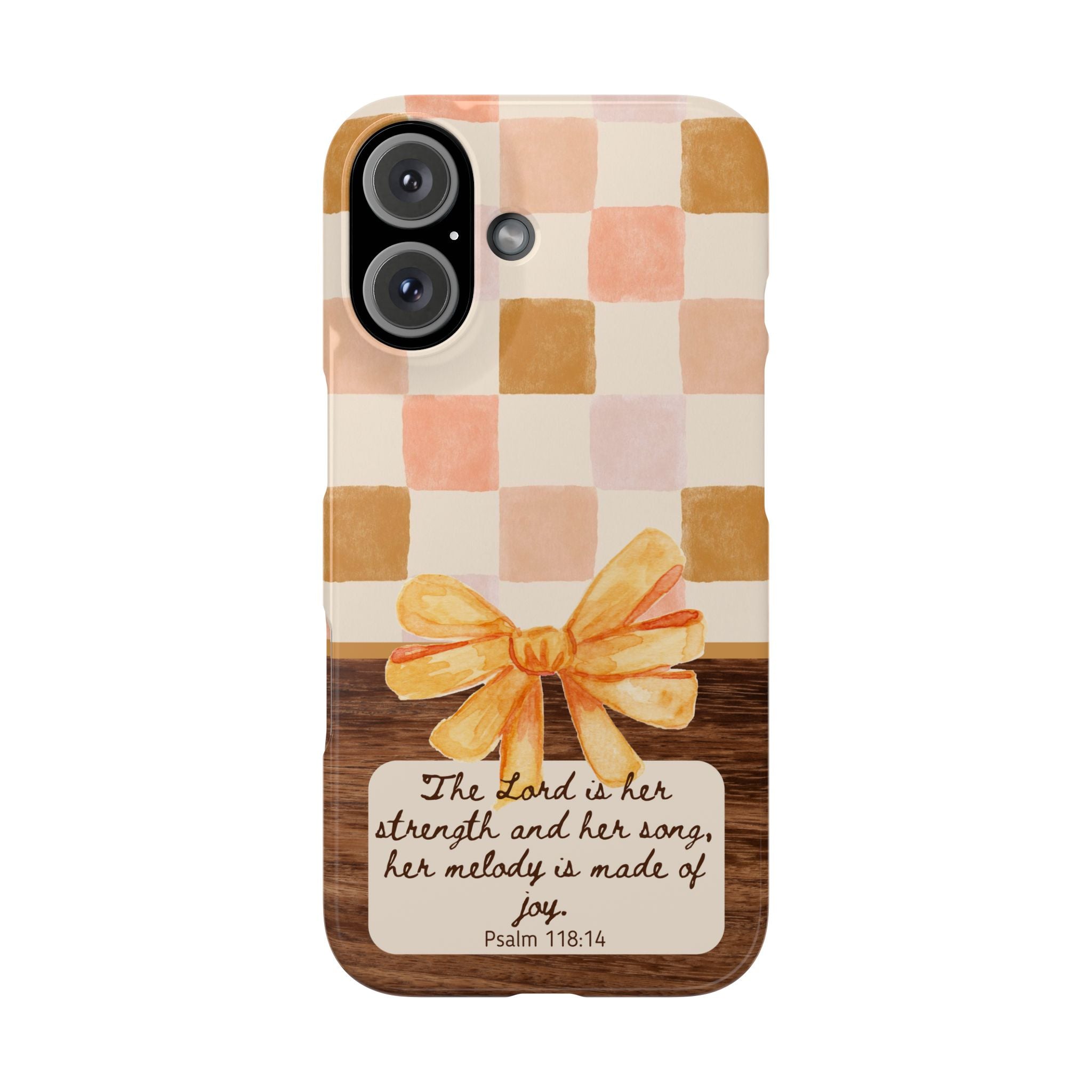 The Lord Is Her Strength iPhone Case
