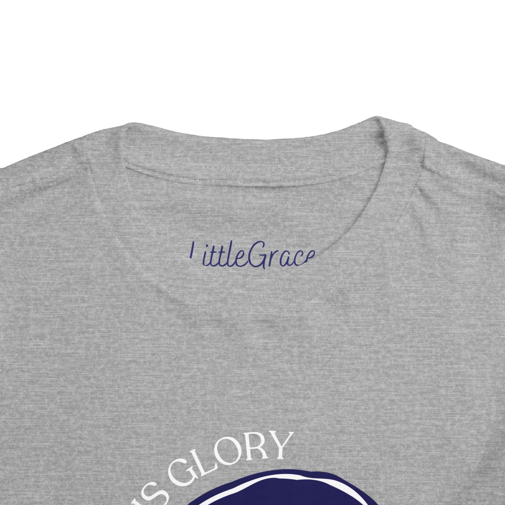 All For His Glory Smiley Toddler Tee